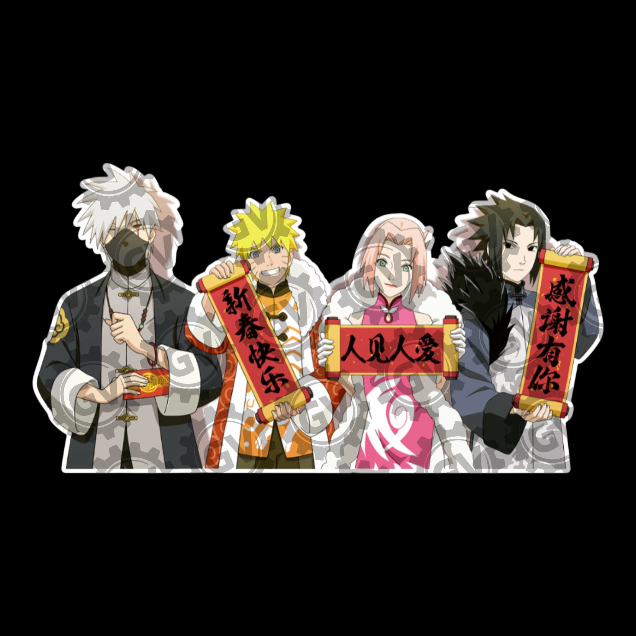 Kakashi Stickers Set 5