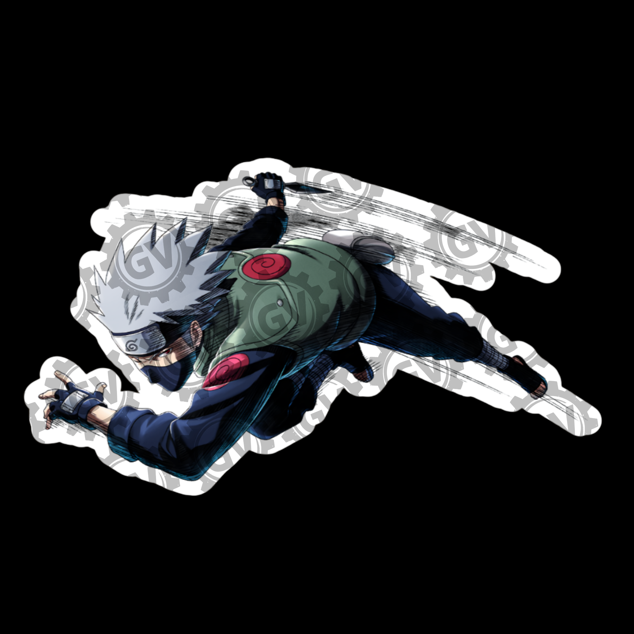 Kakashi Stickers Set 4