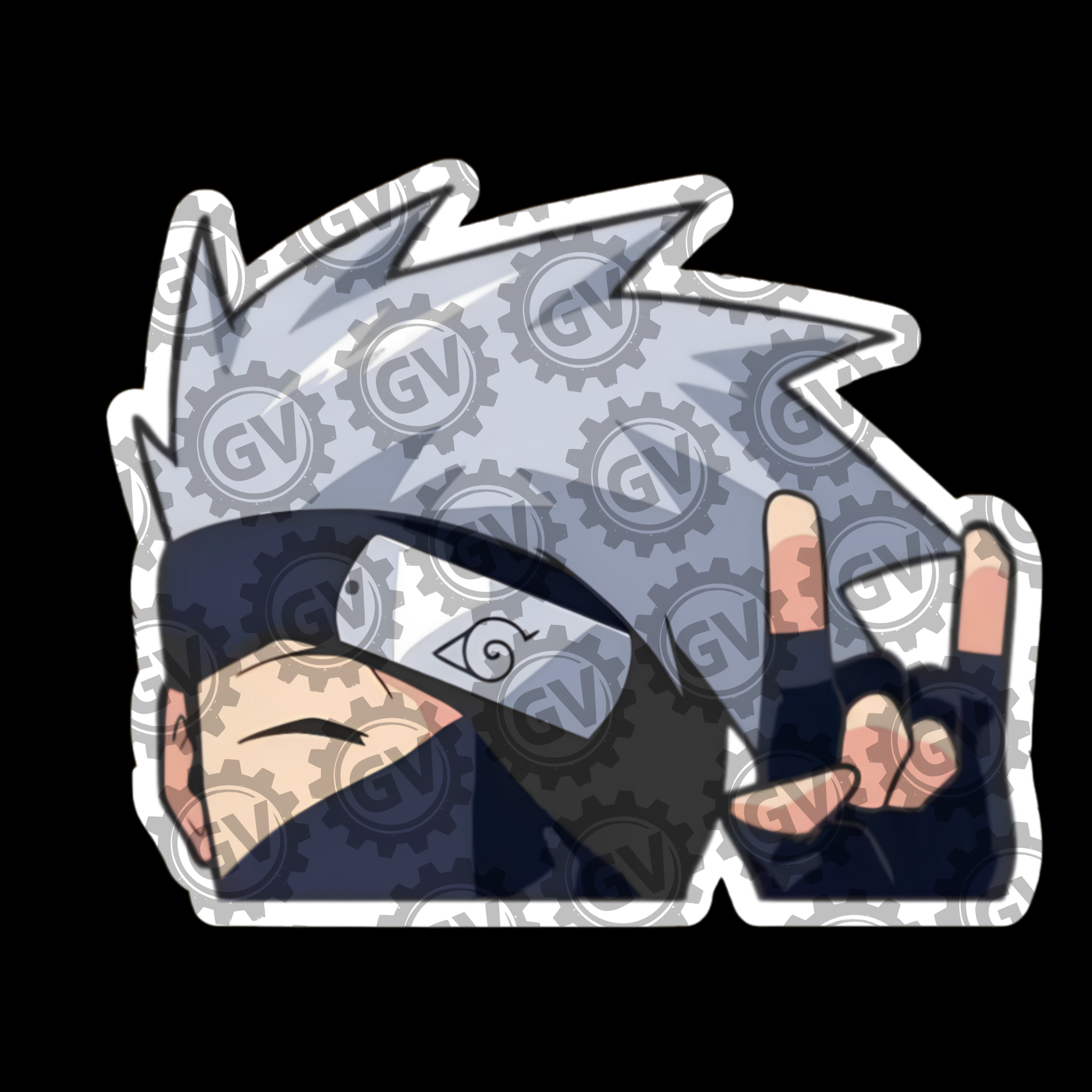 Kakashi Stickers Set 4