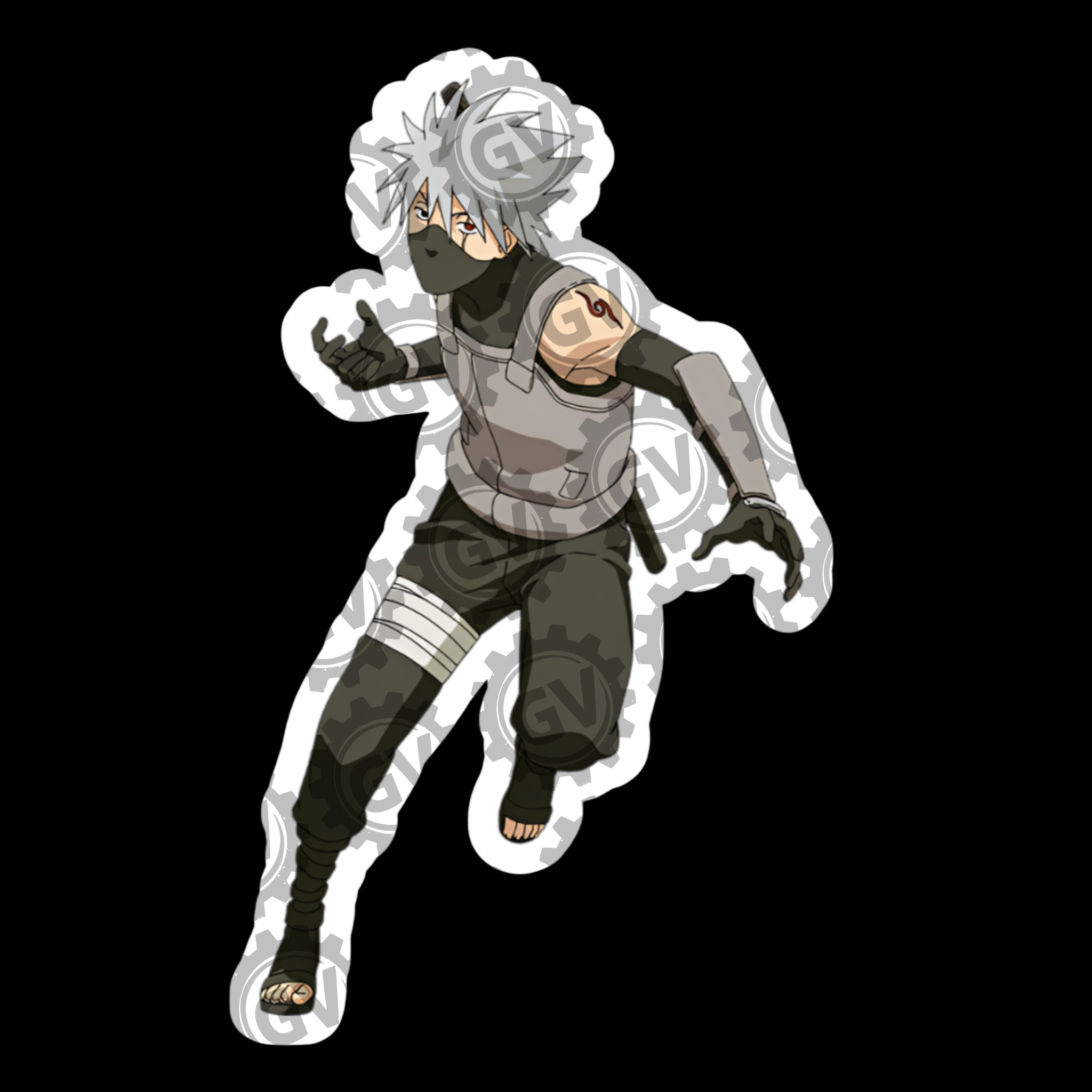 Kakashi Stickers Set 4
