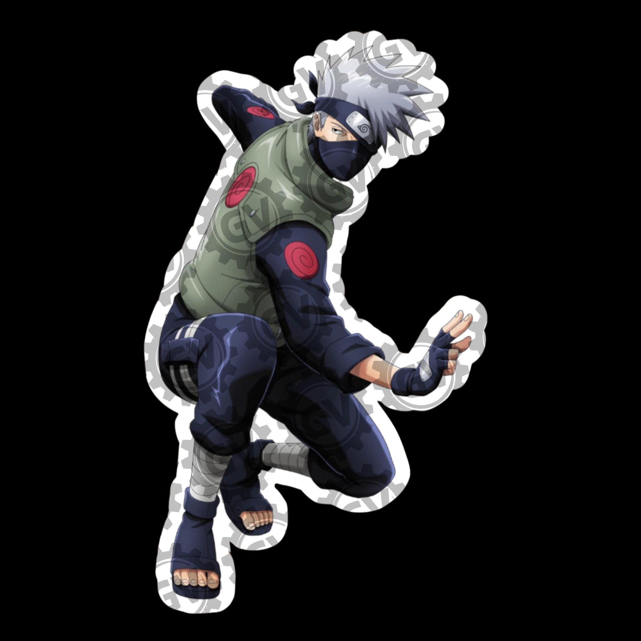 Kakashi Stickers Set 4