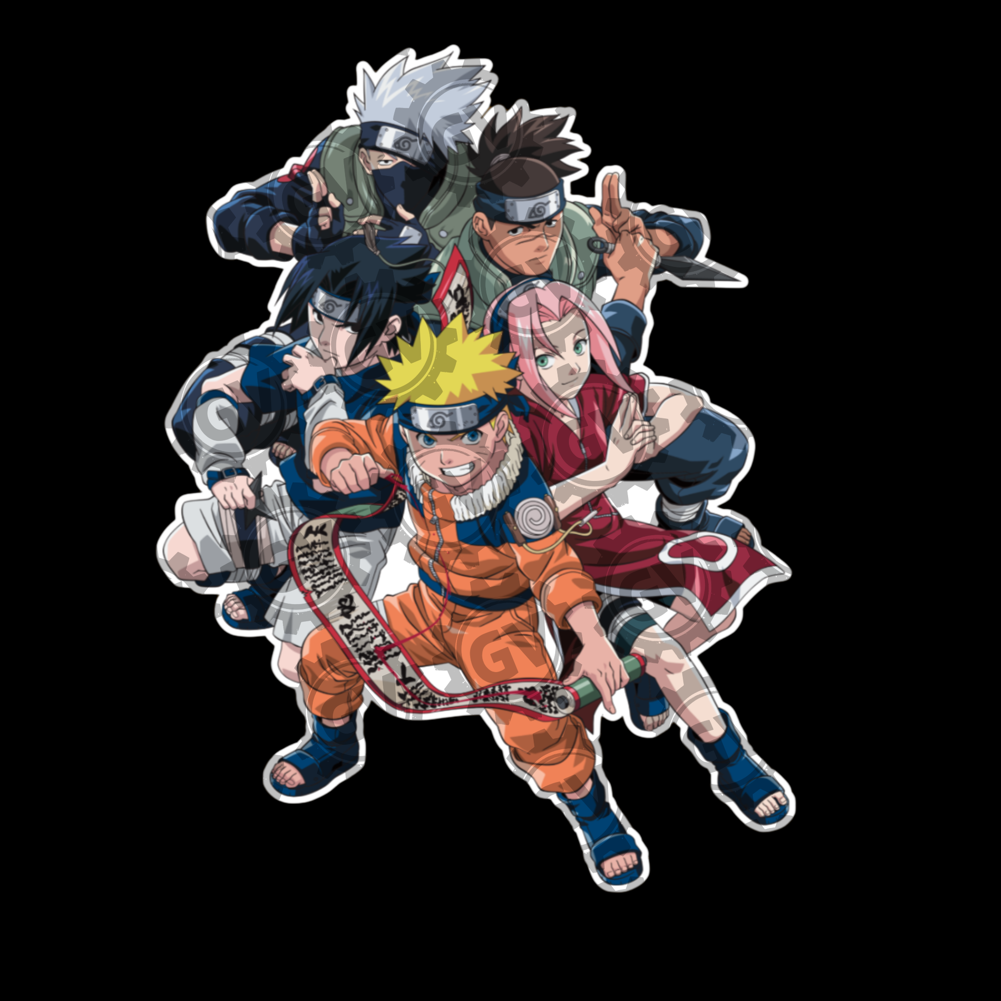 Kakashi Stickers Set 4
