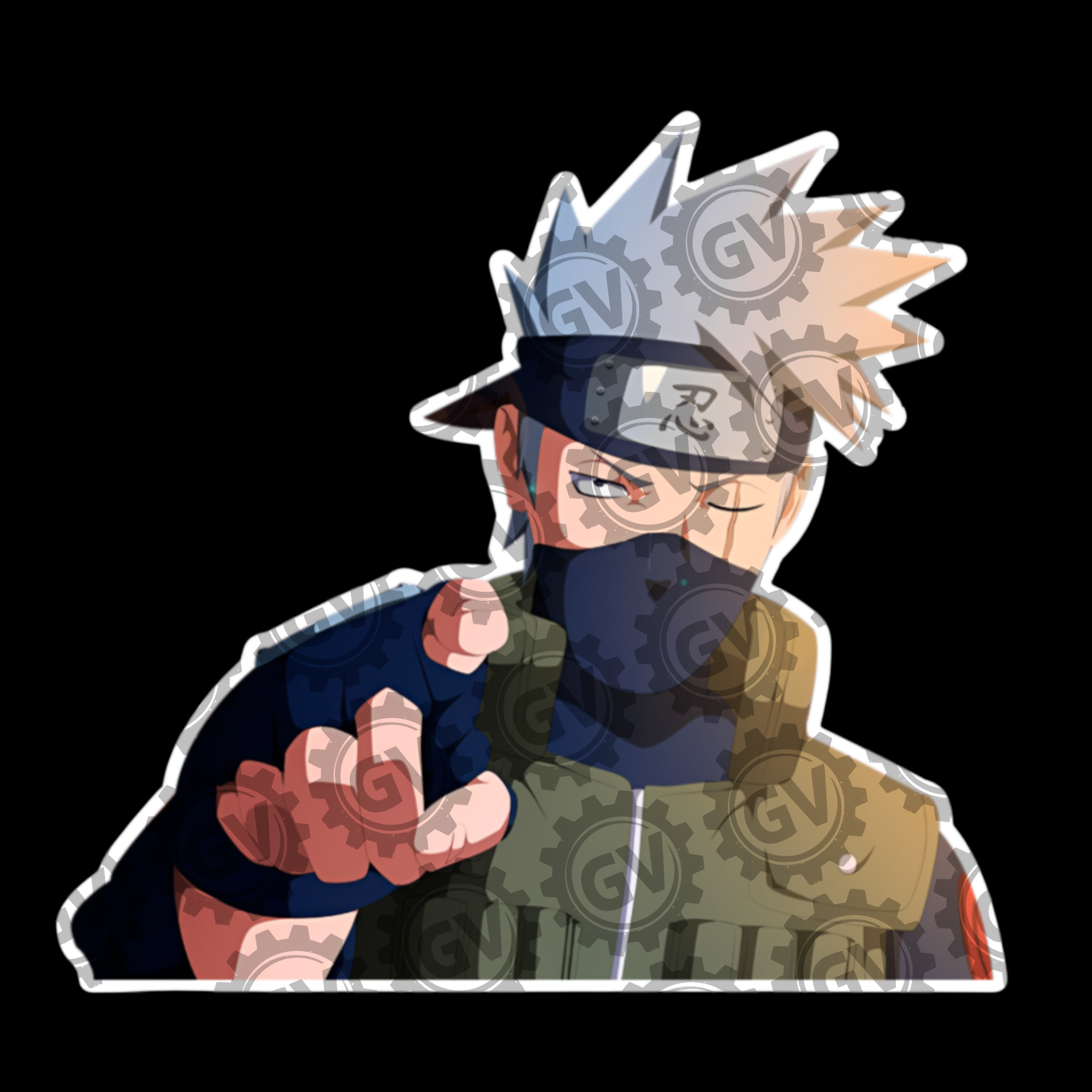 Kakashi Stickers Set 4