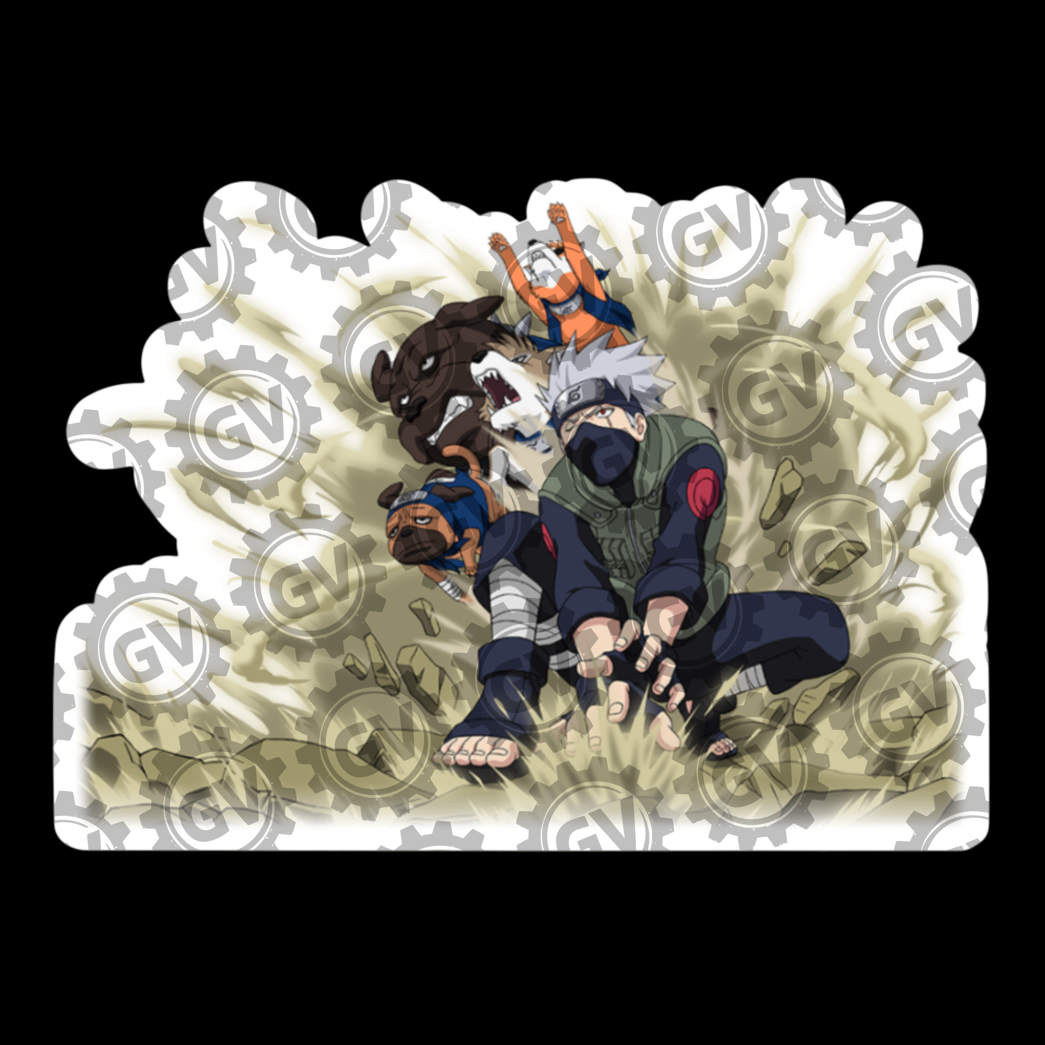 Kakashi Stickers Set 3