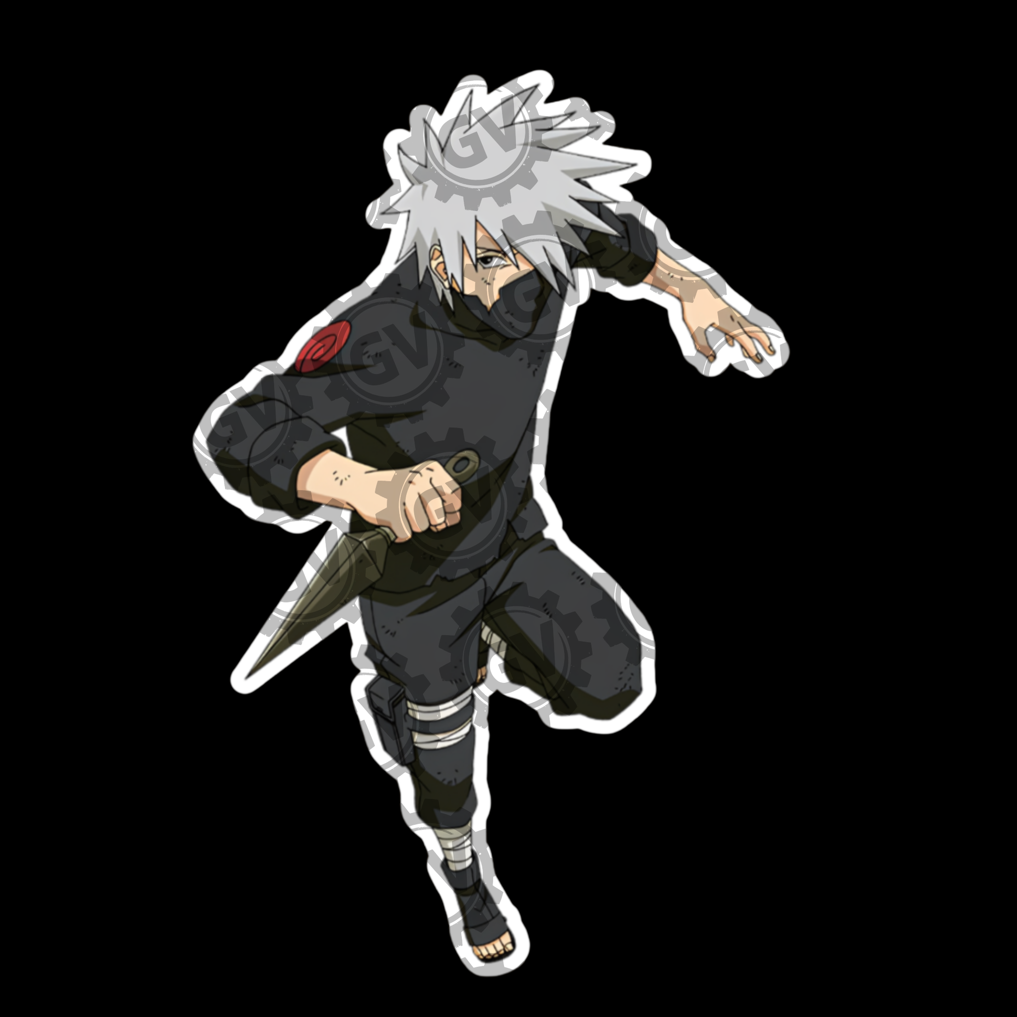Kakashi Stickers Set 4