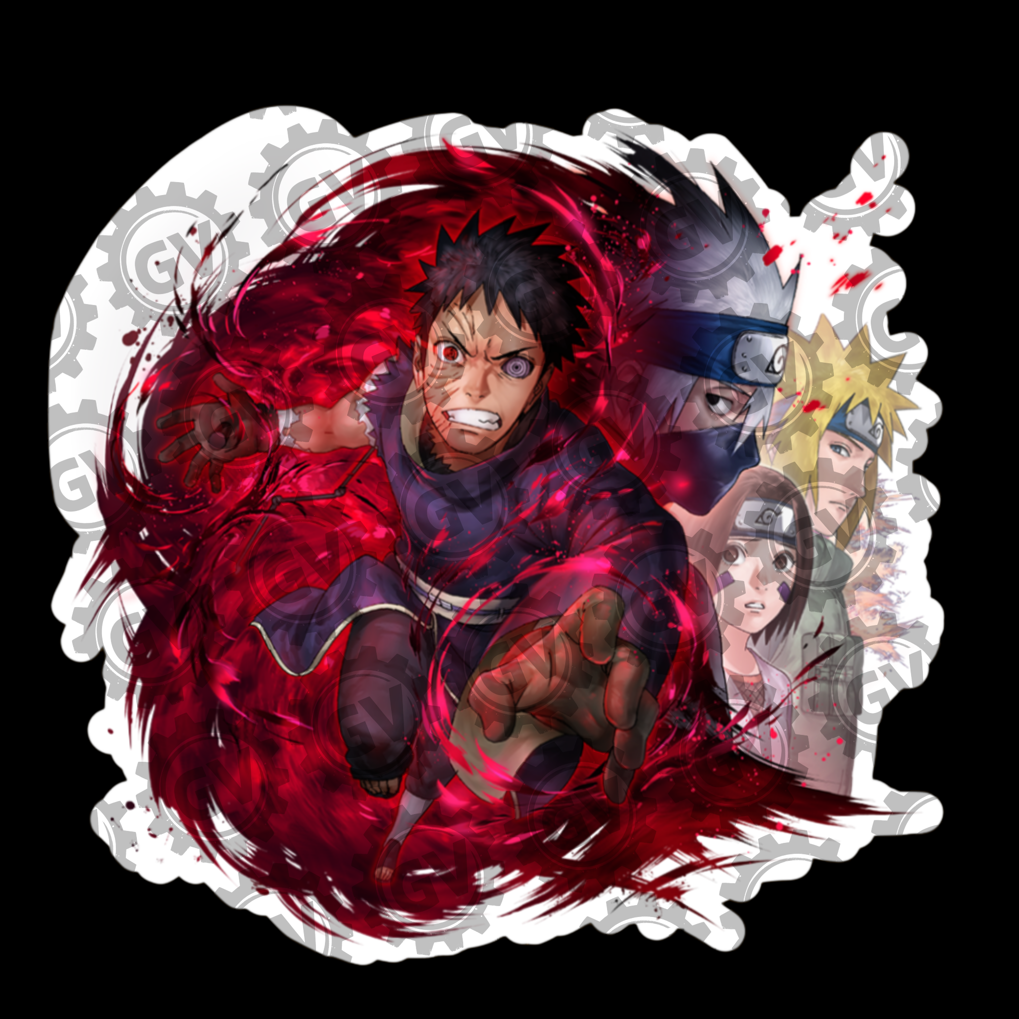 Kakashi Stickers Set 3