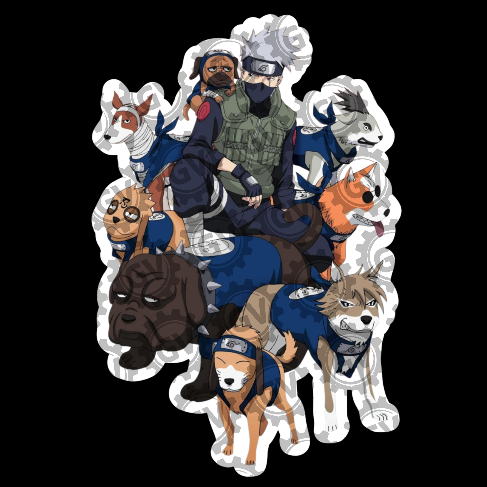 Kakashi Stickers Set 3