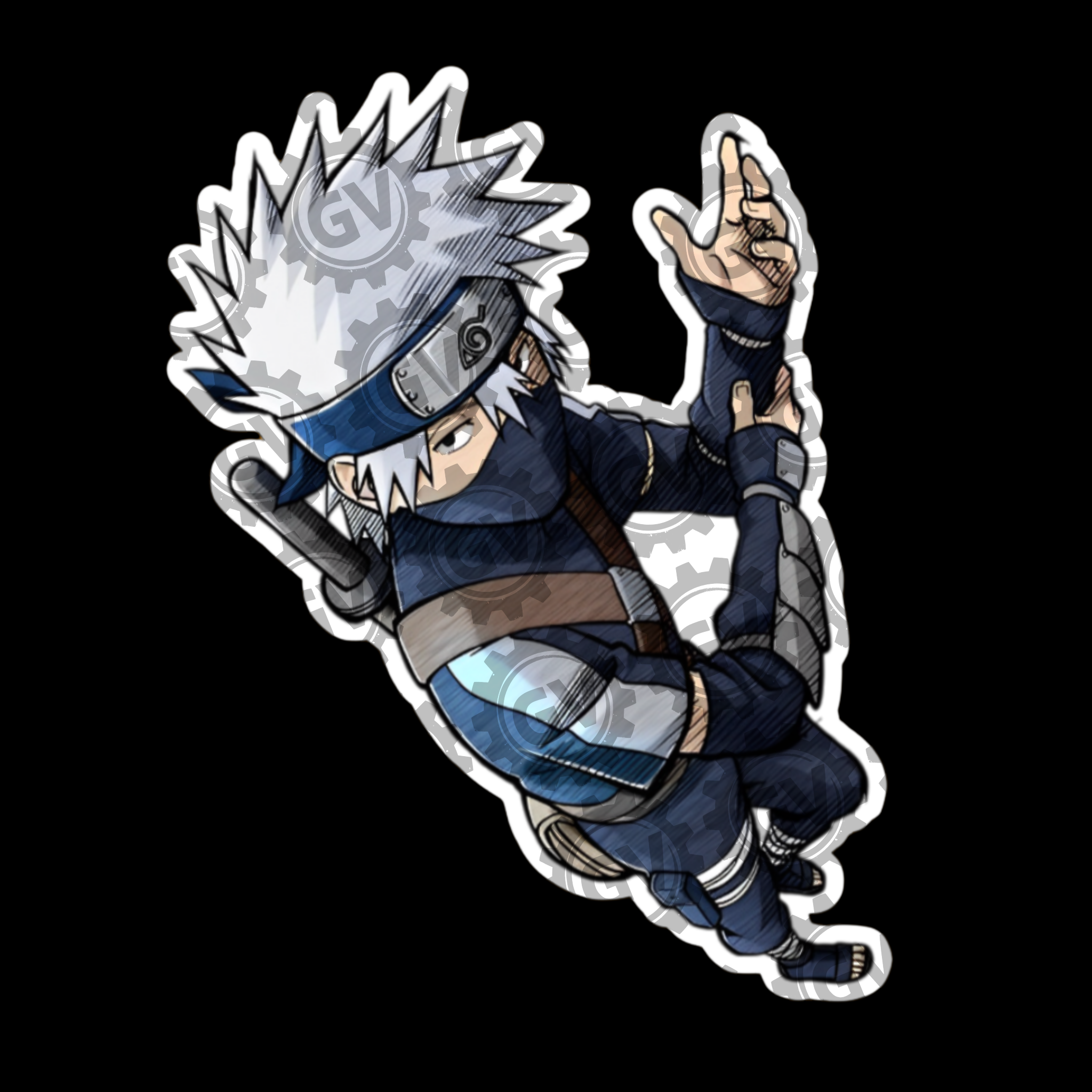 Kakashi Stickers Set 2