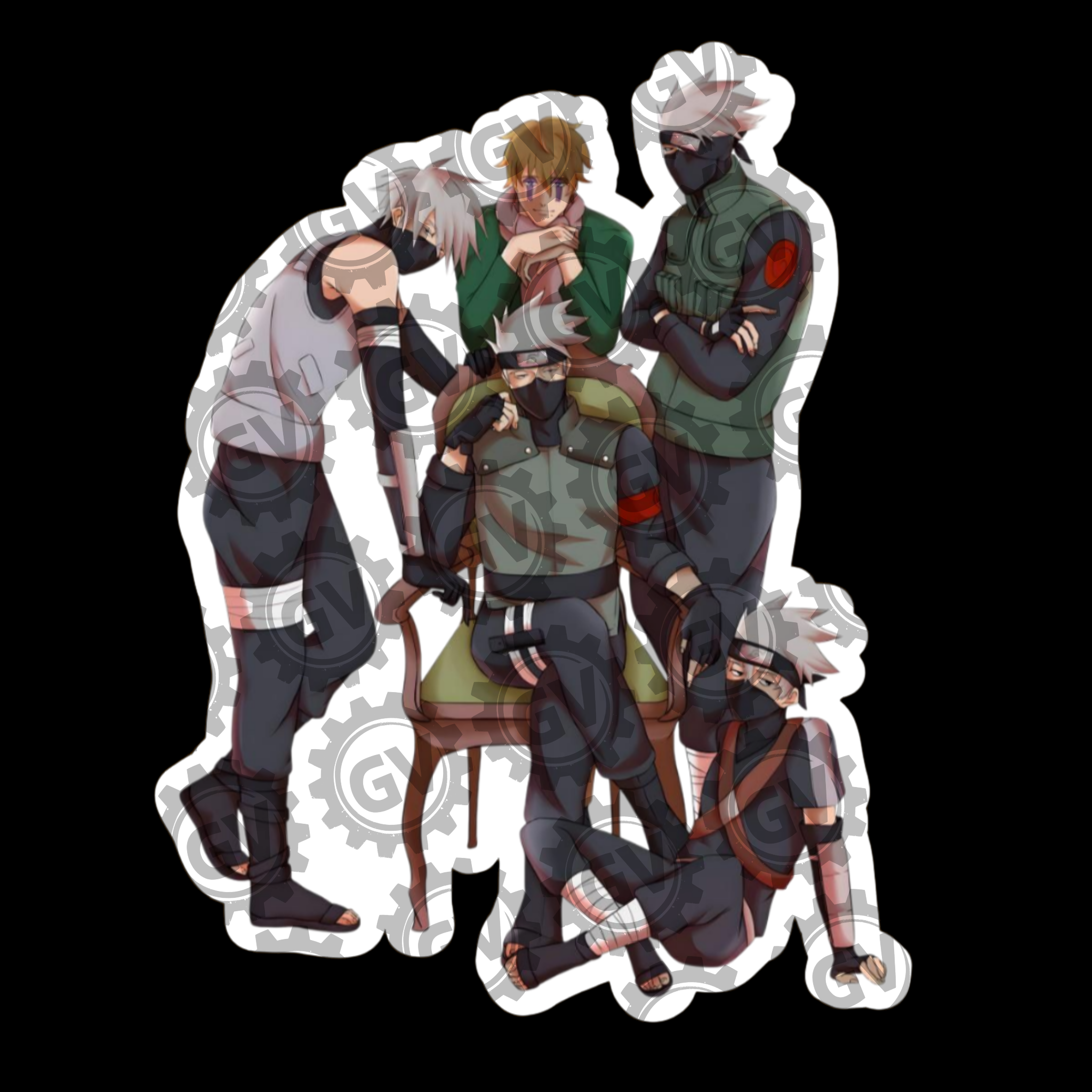 Kakashi Stickers Set 2