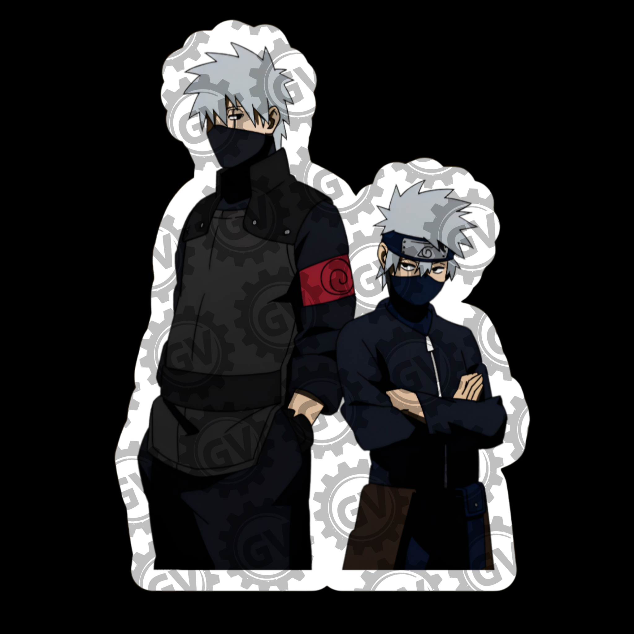 Kakashi Stickers Set 1