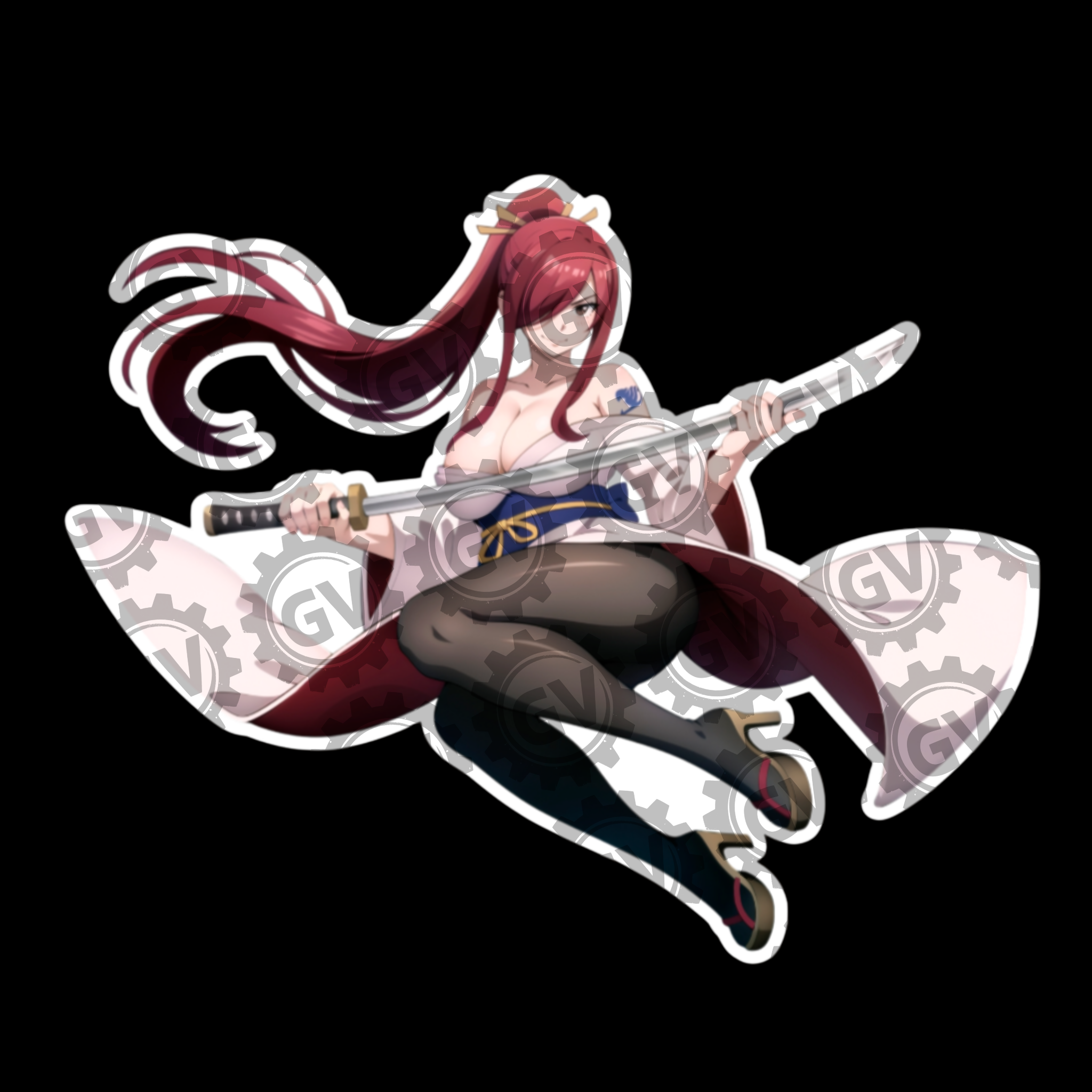 Erza Stickers Set 1