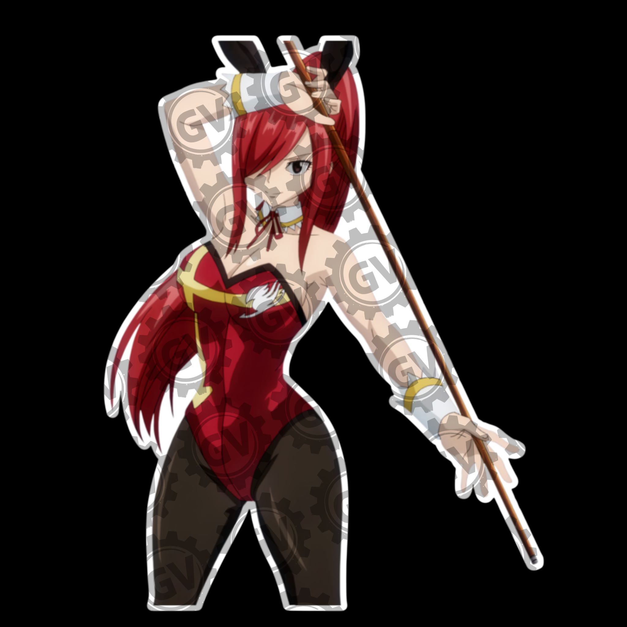 Erza Stickers Set 2