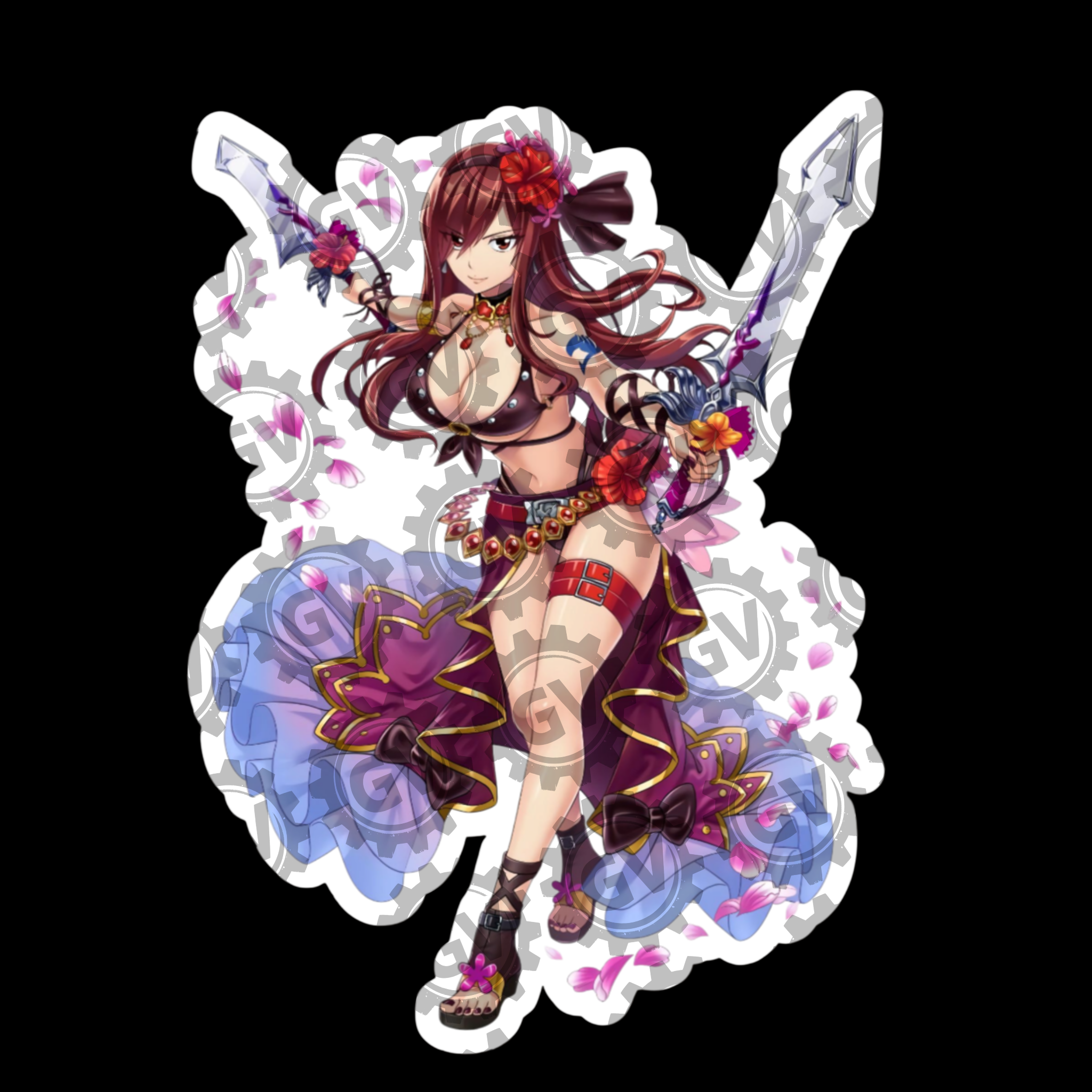 Erza Stickers Set 2
