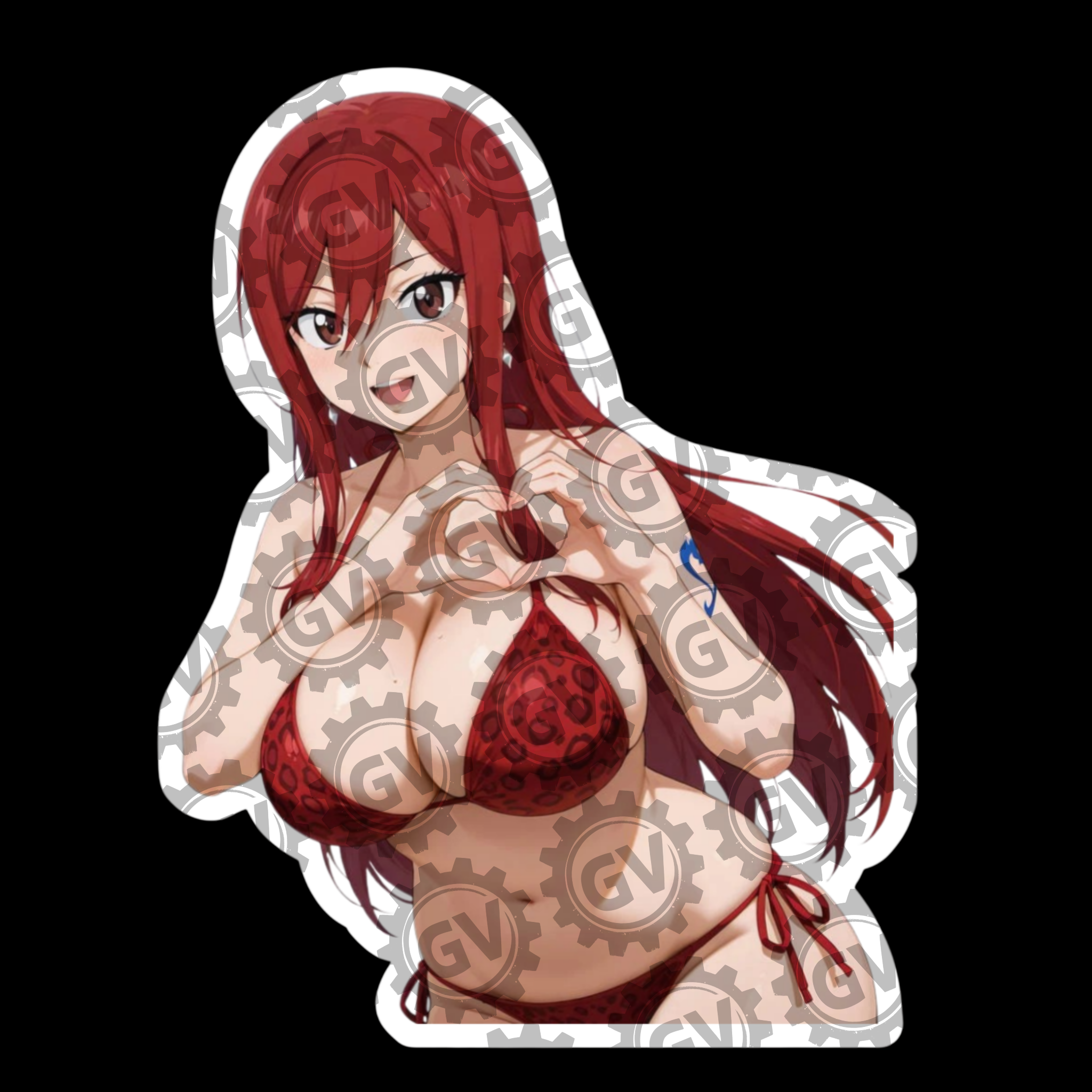 Erza Stickers Set 3
