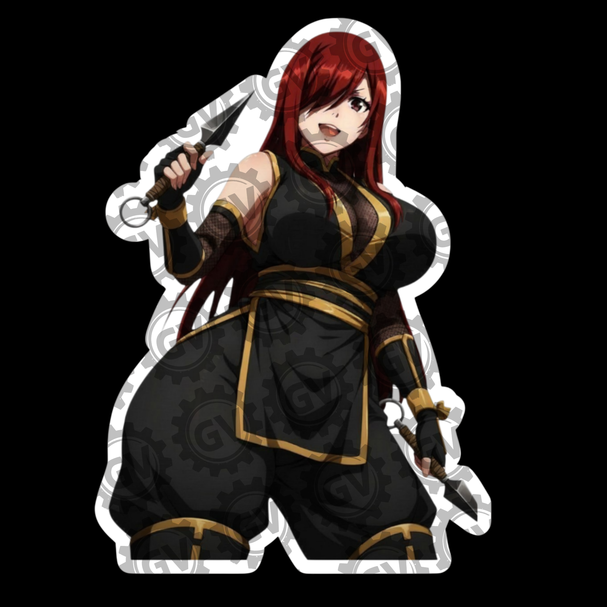 Erza Stickers Set 3