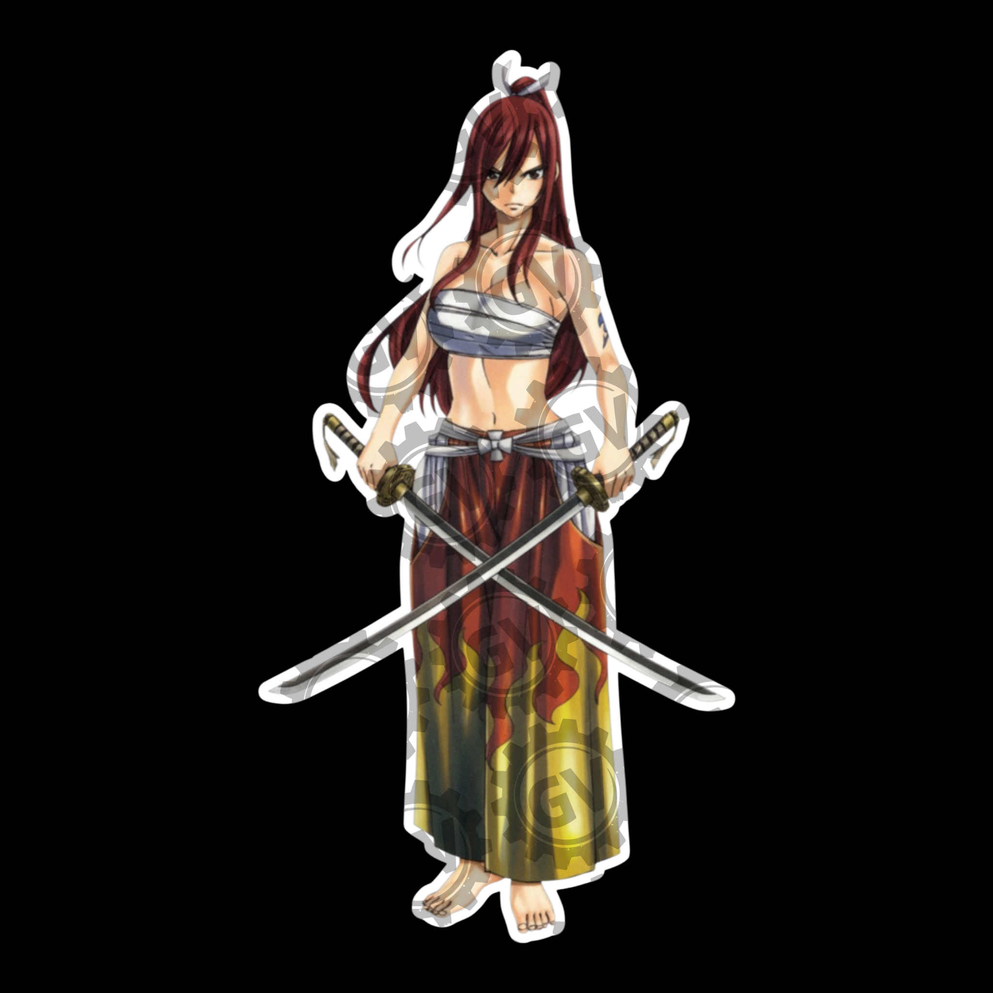Erza Stickers Set 4