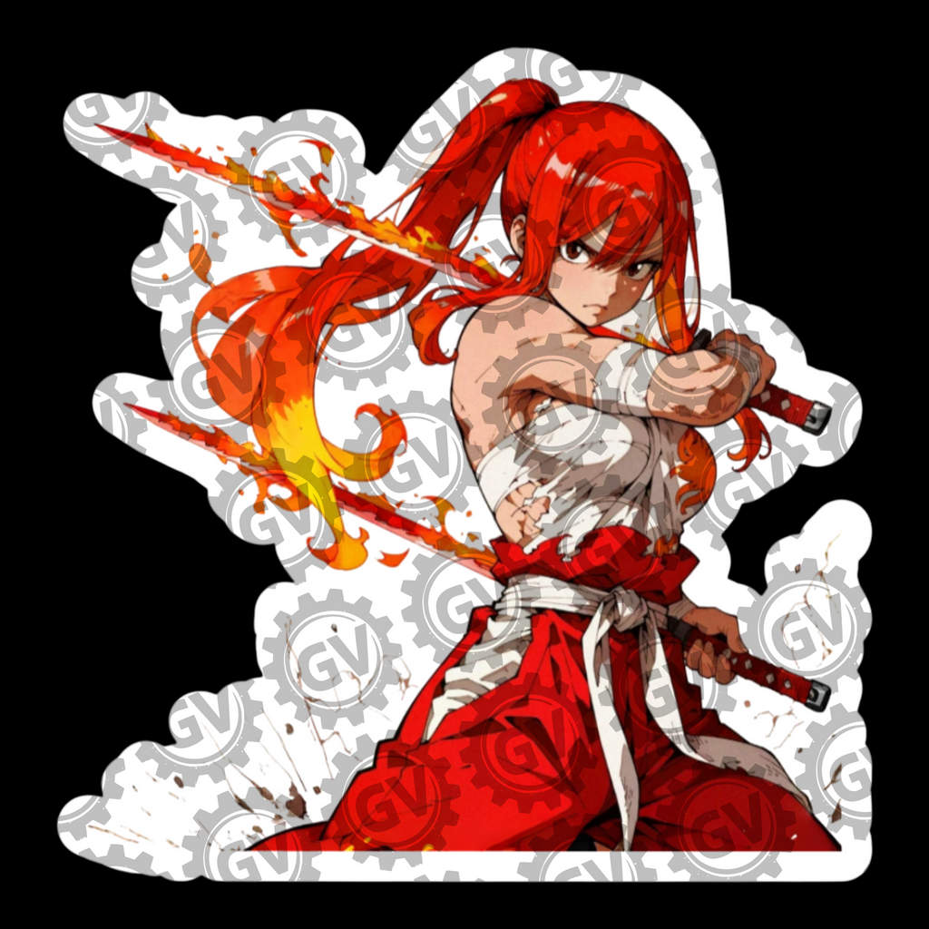 Erza Stickers Set 4