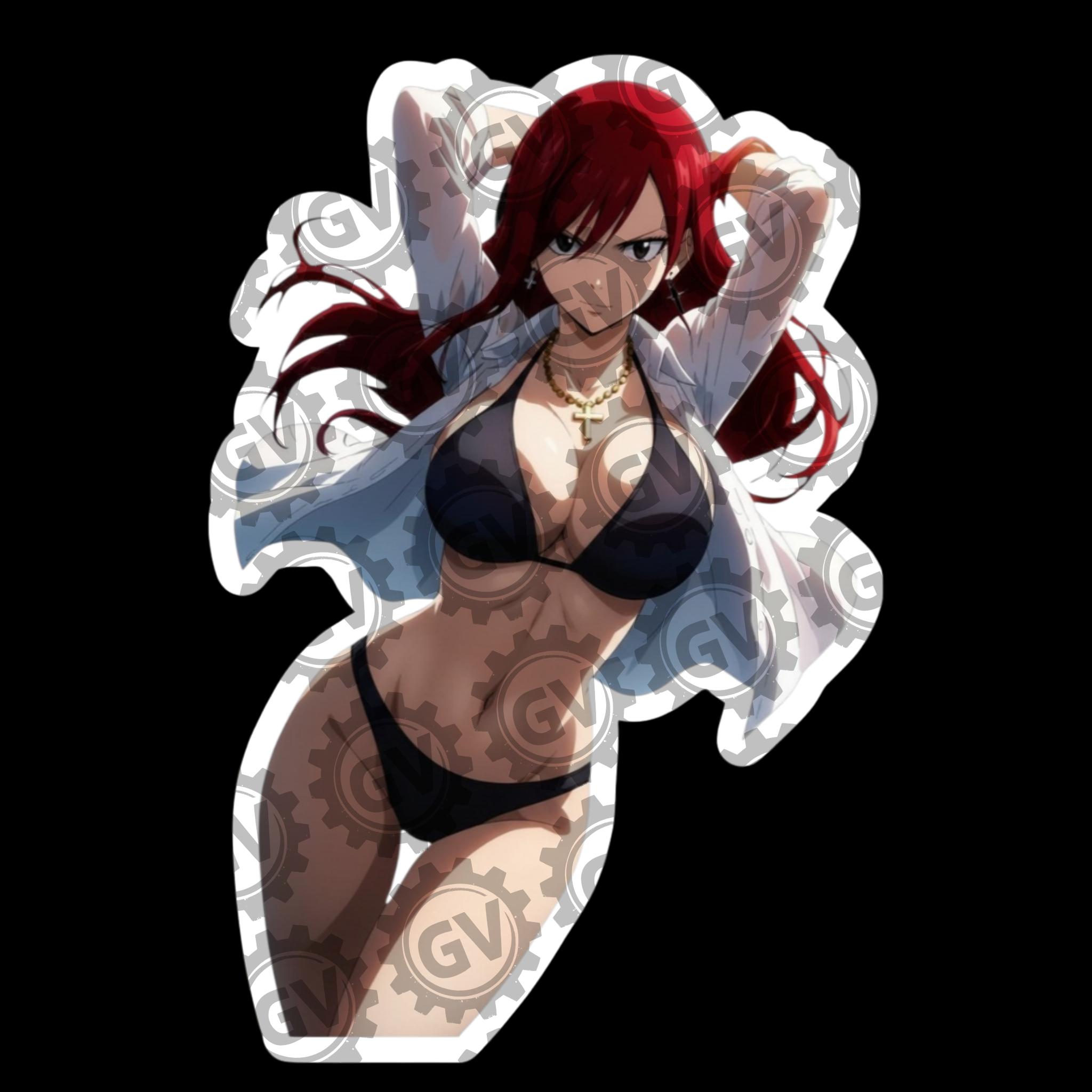 Erza Stickers Set 4