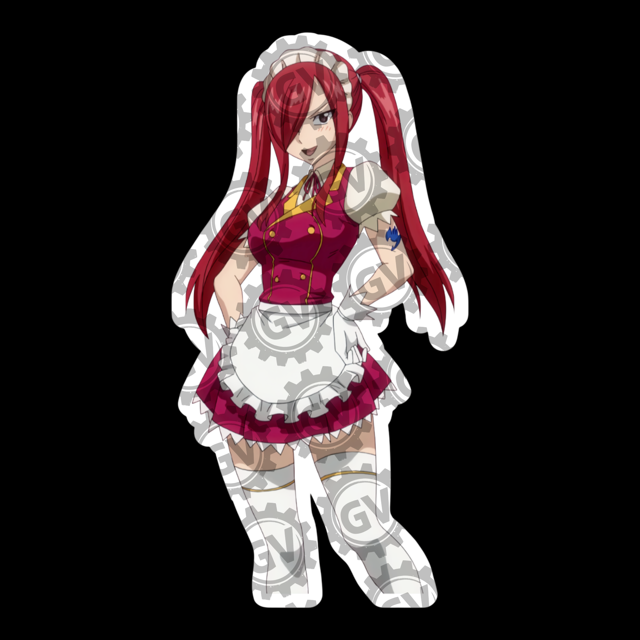 Erza Stickers Set 4