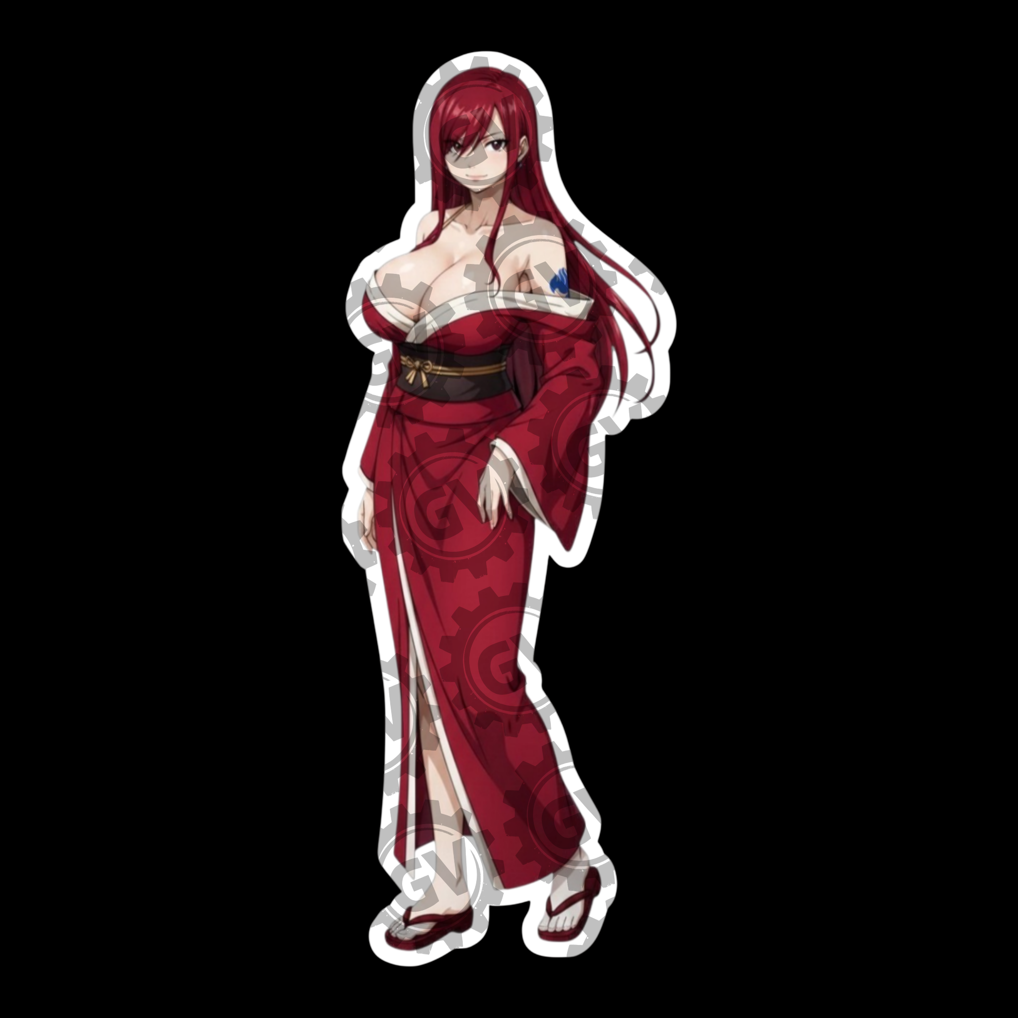 Erza Stickers Set 4