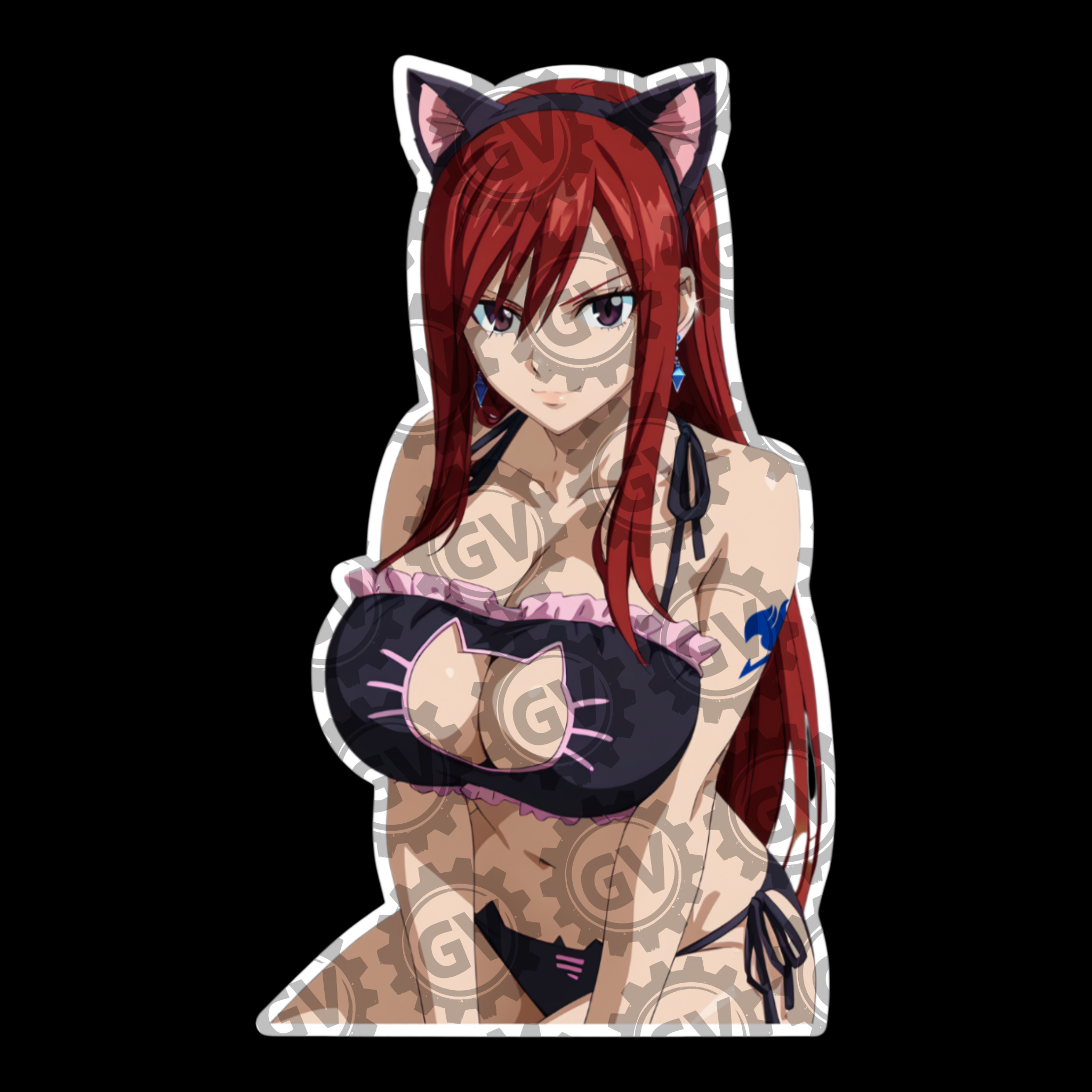 Erza Stickers Set 4