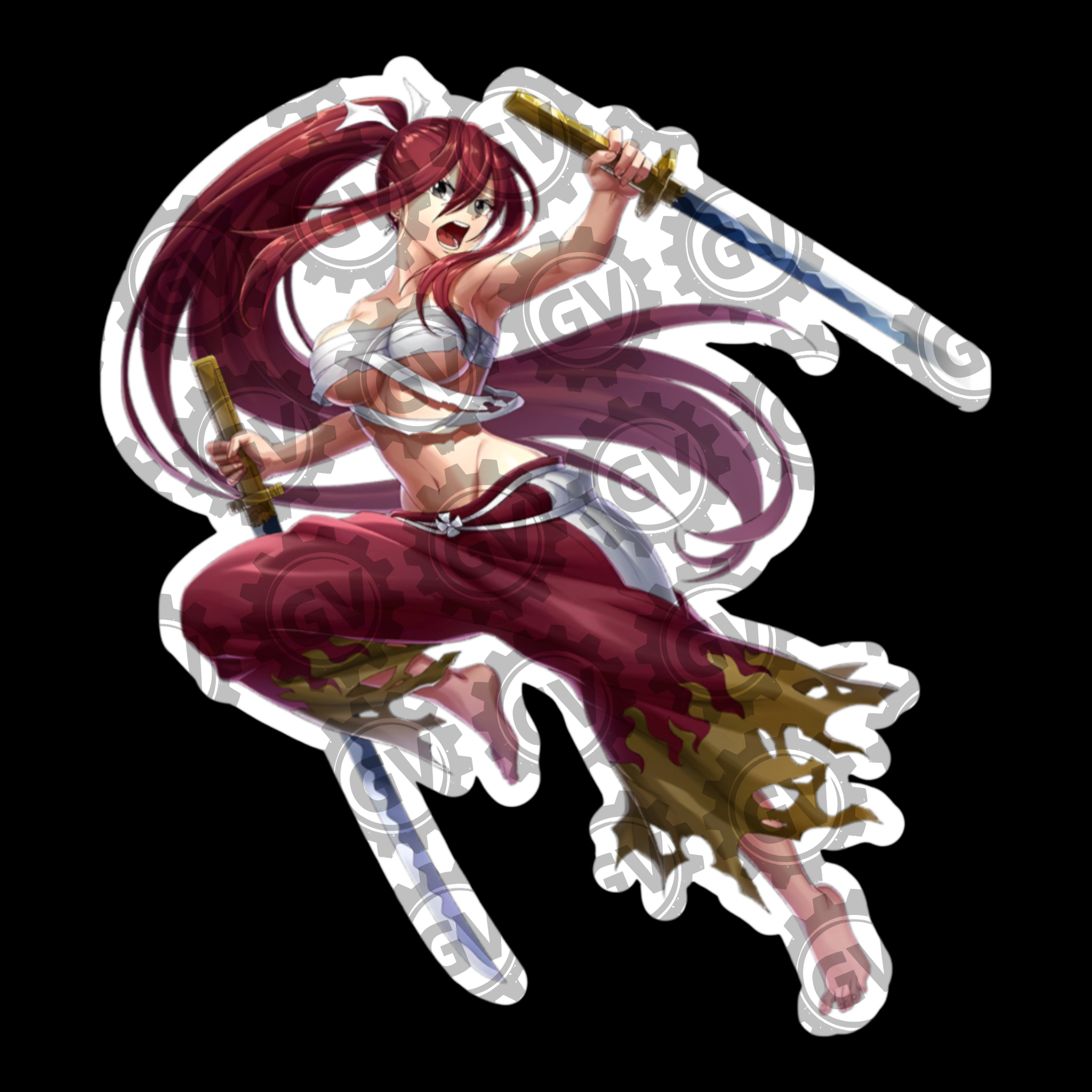 Erza Stickers Set 5