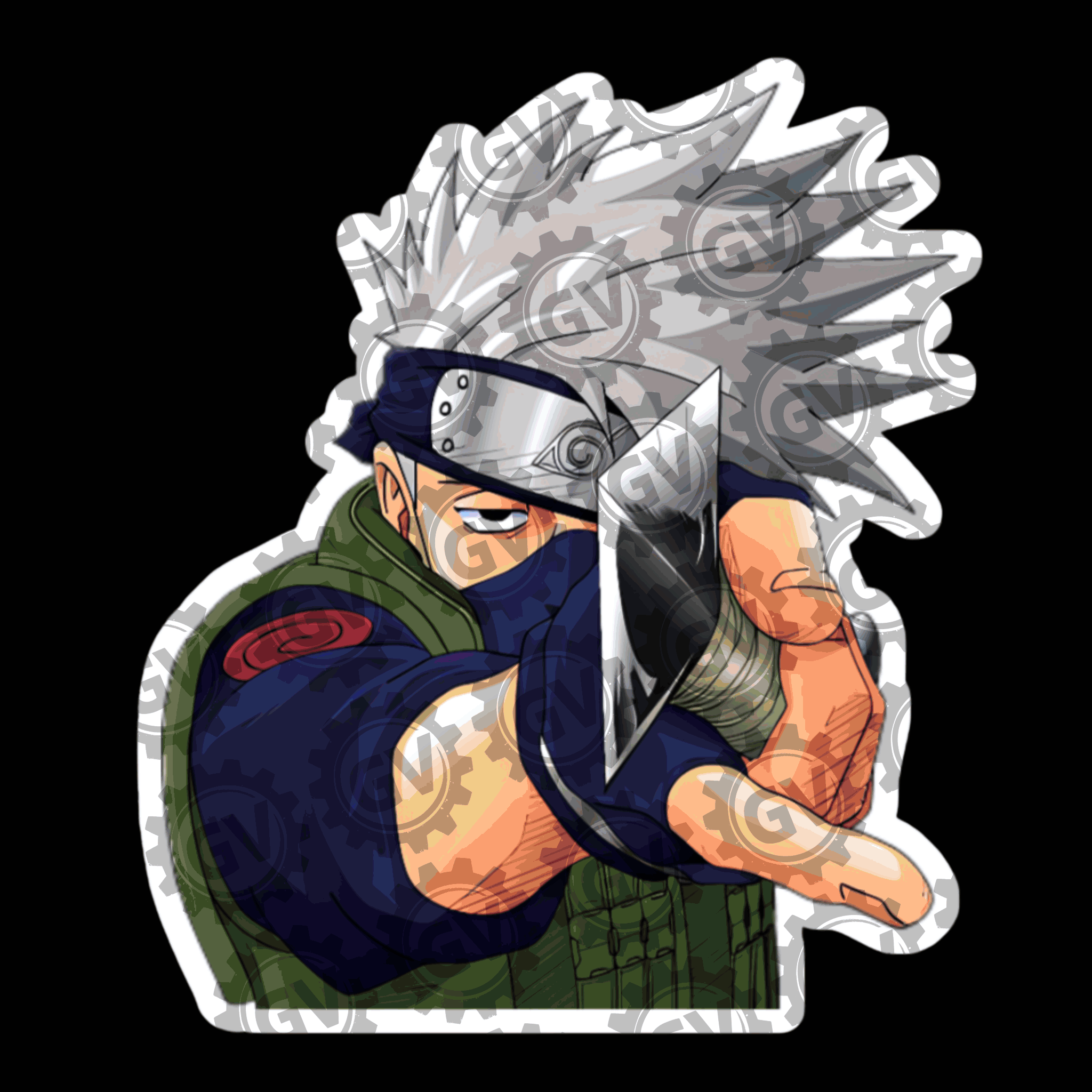 Kakashi Stickers Set 4