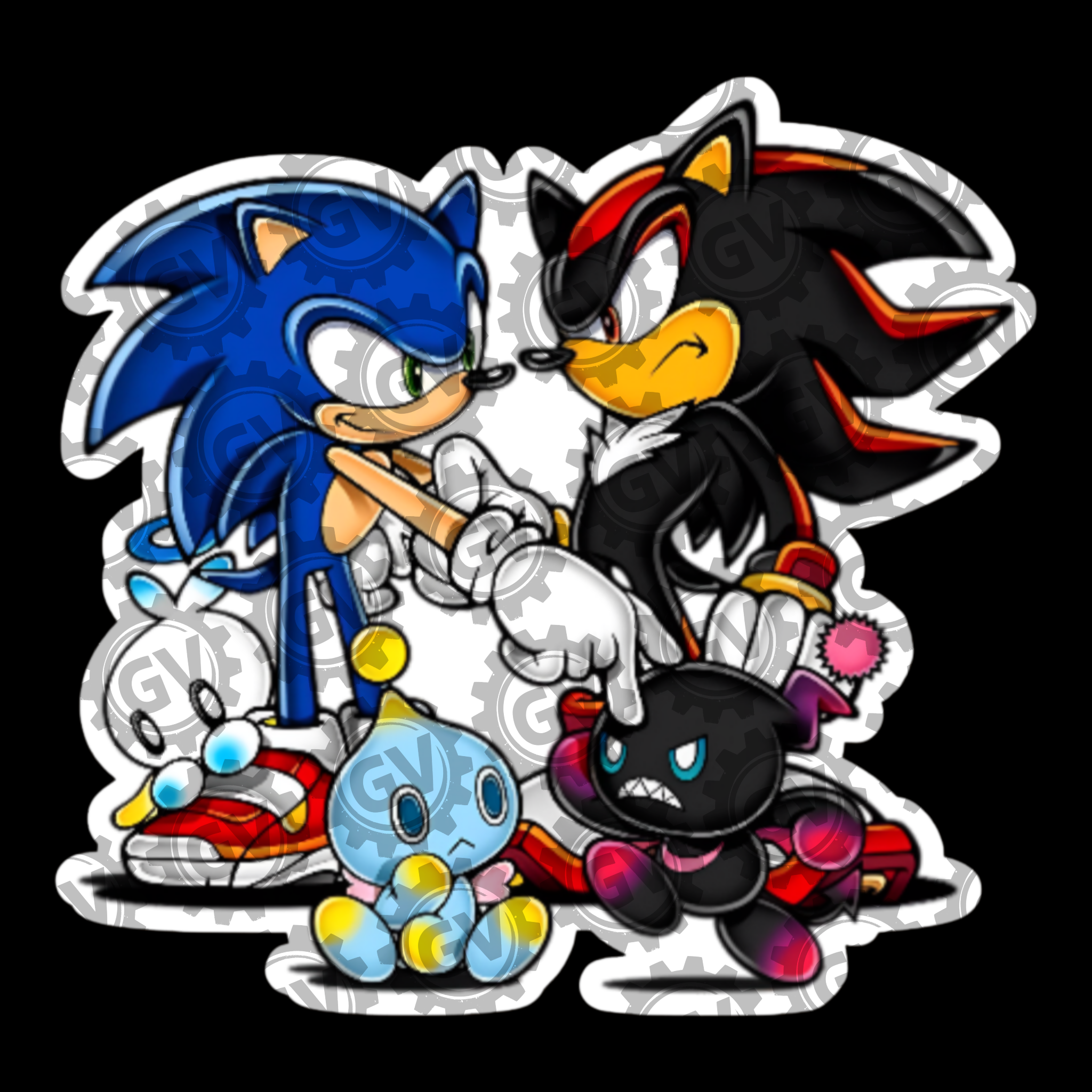 Shadow Stickers Set 1