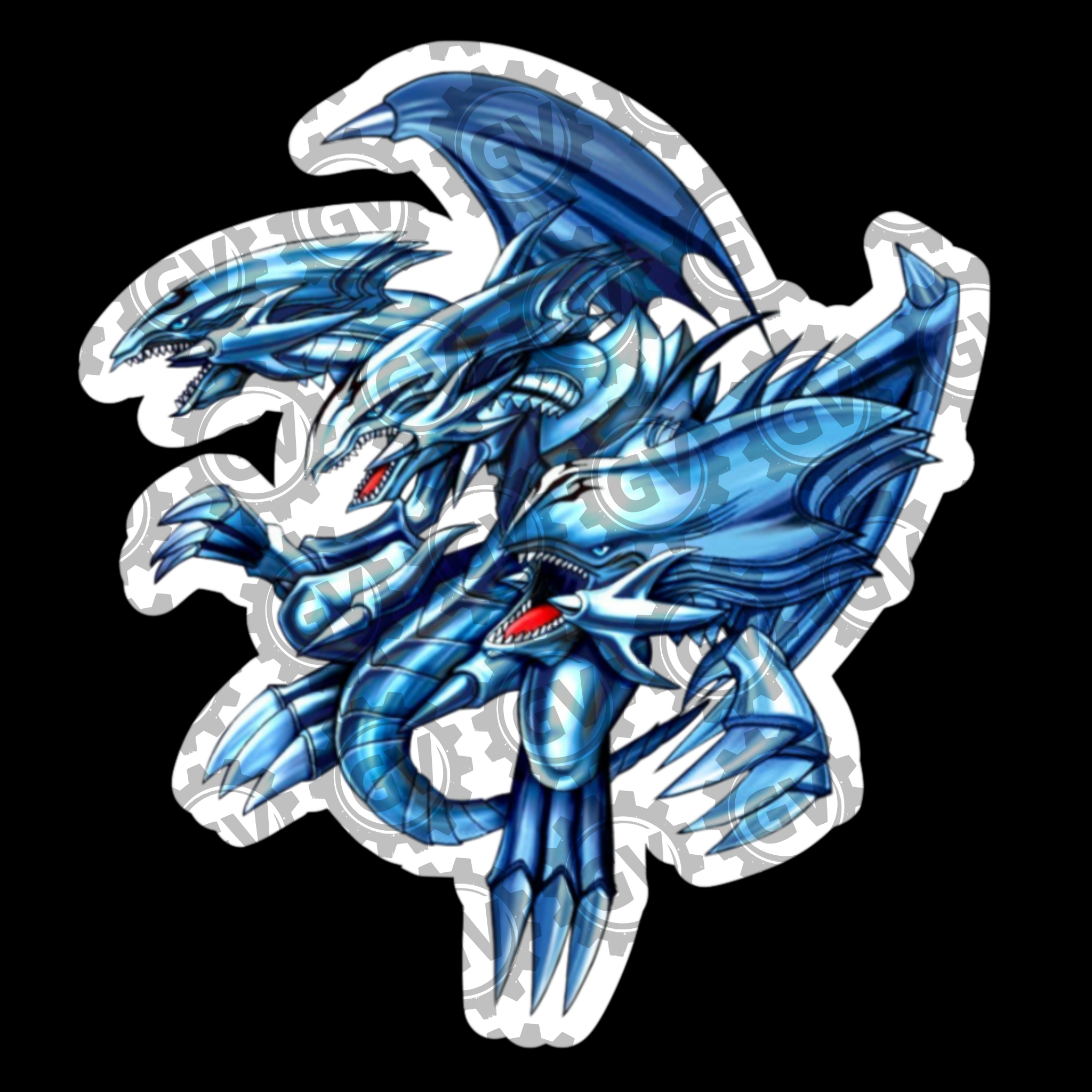 Blue Eyes White Dragon Stickers & Decals