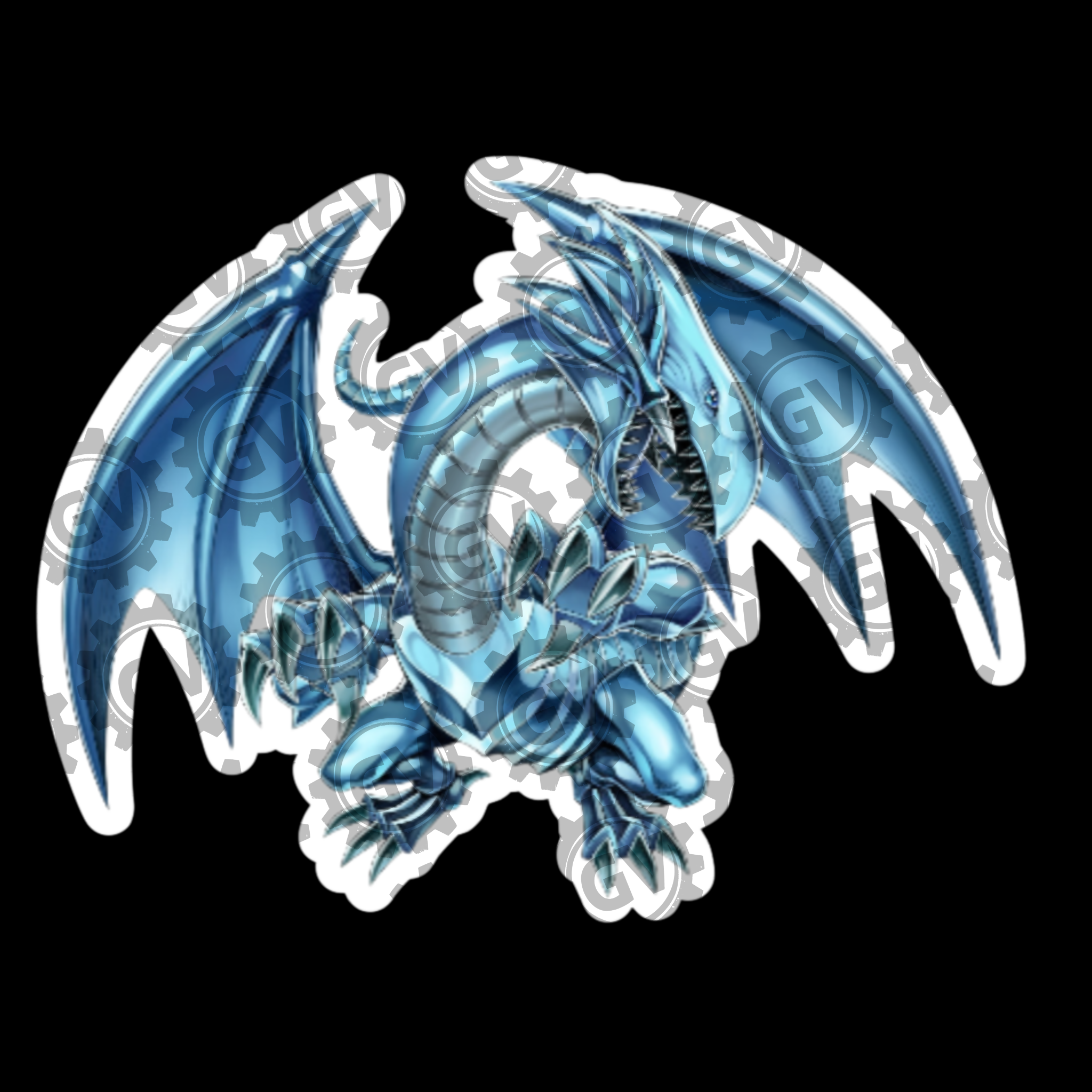 Blue Eyes White Dragon Stickers & Decals
