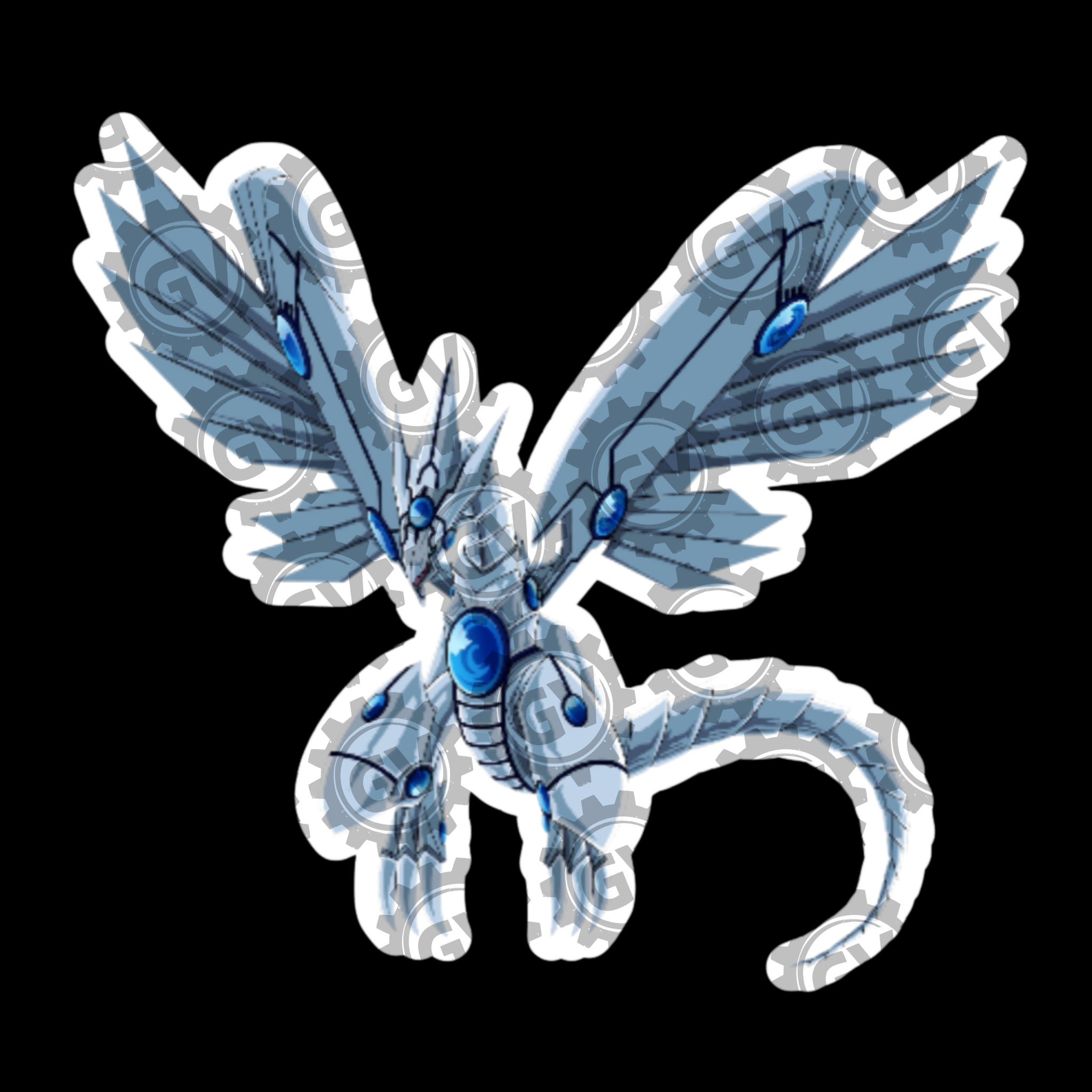Blue Eyes White Dragon Stickers & Decals