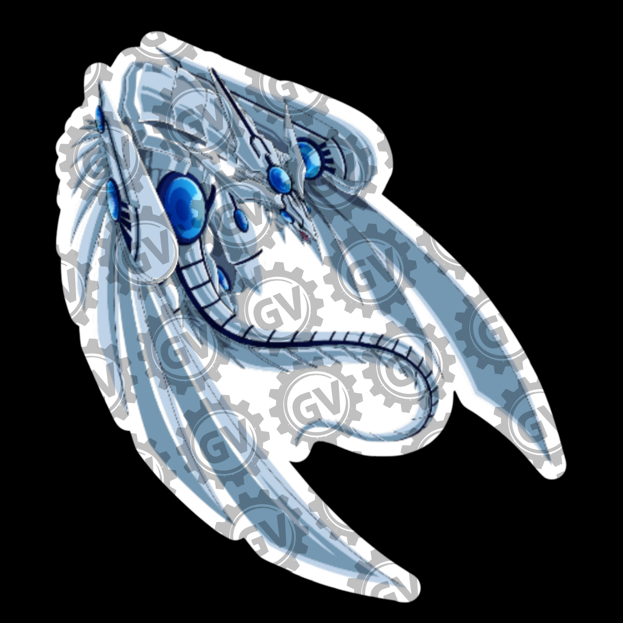 Blue Eyes White Dragon Stickers & Decals
