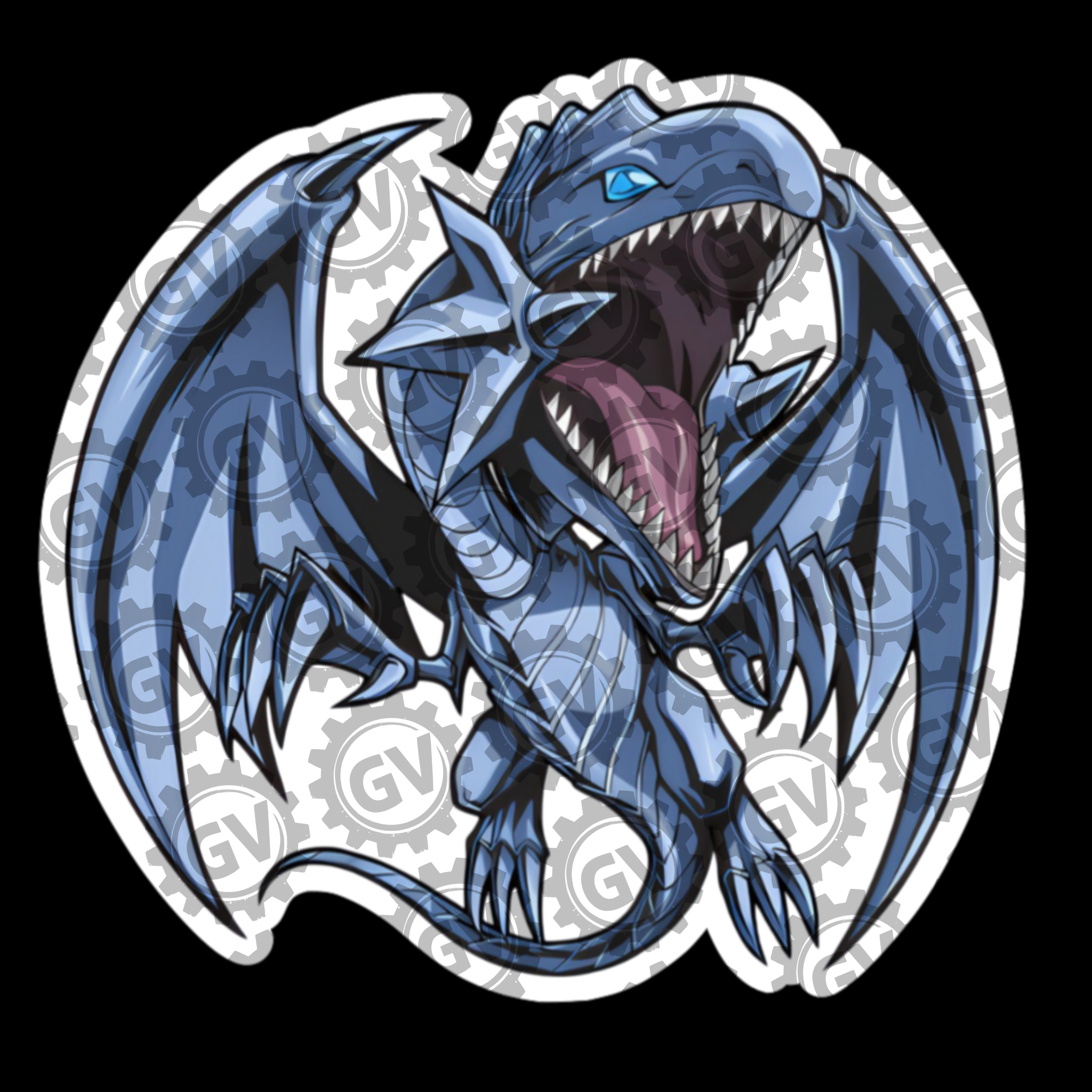 Blue Eyes White Dragon Stickers & Decals
