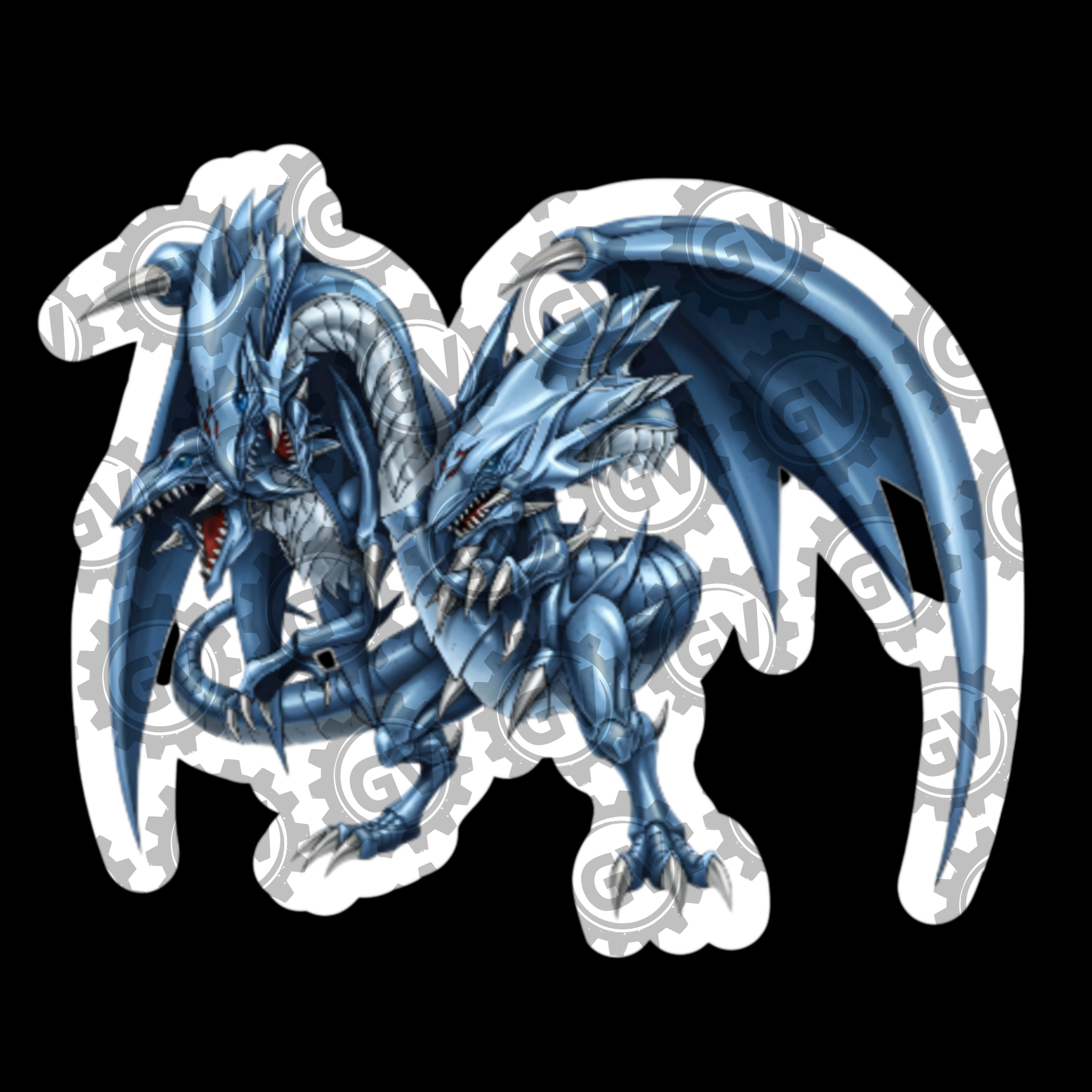 Blue Eyes White Dragon Stickers & Decals