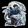 Blue Eyes White Dragon Stickers & Decals
