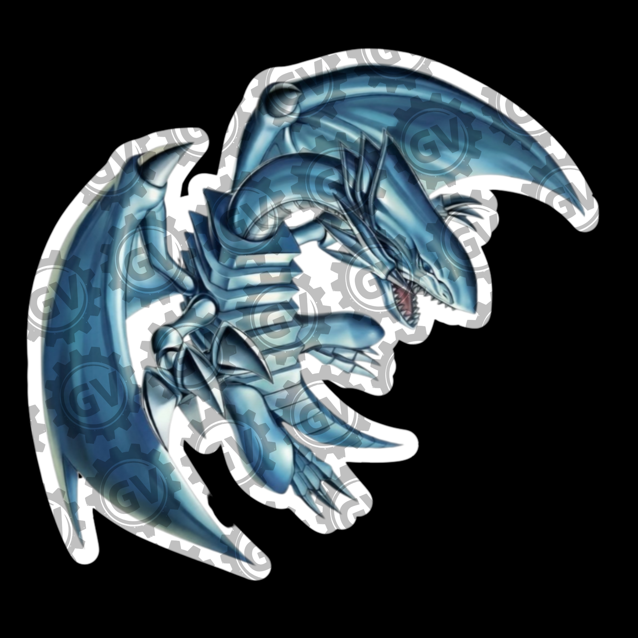 Blue Eyes White Dragon Stickers & Decals