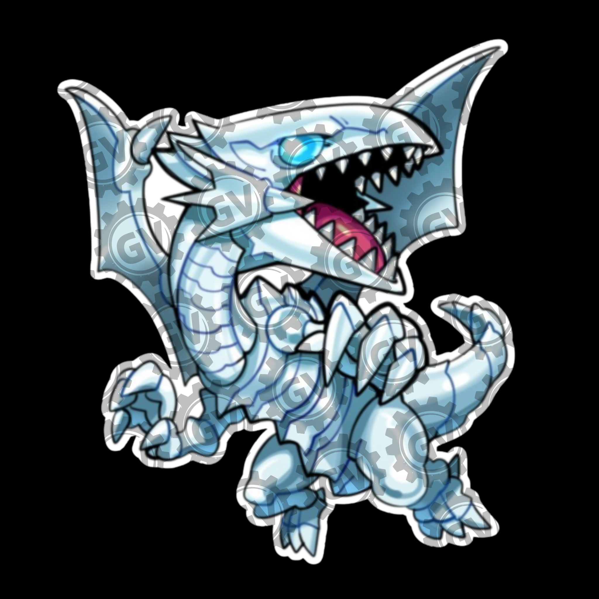 Blue Eyes White Dragon Stickers & Decals