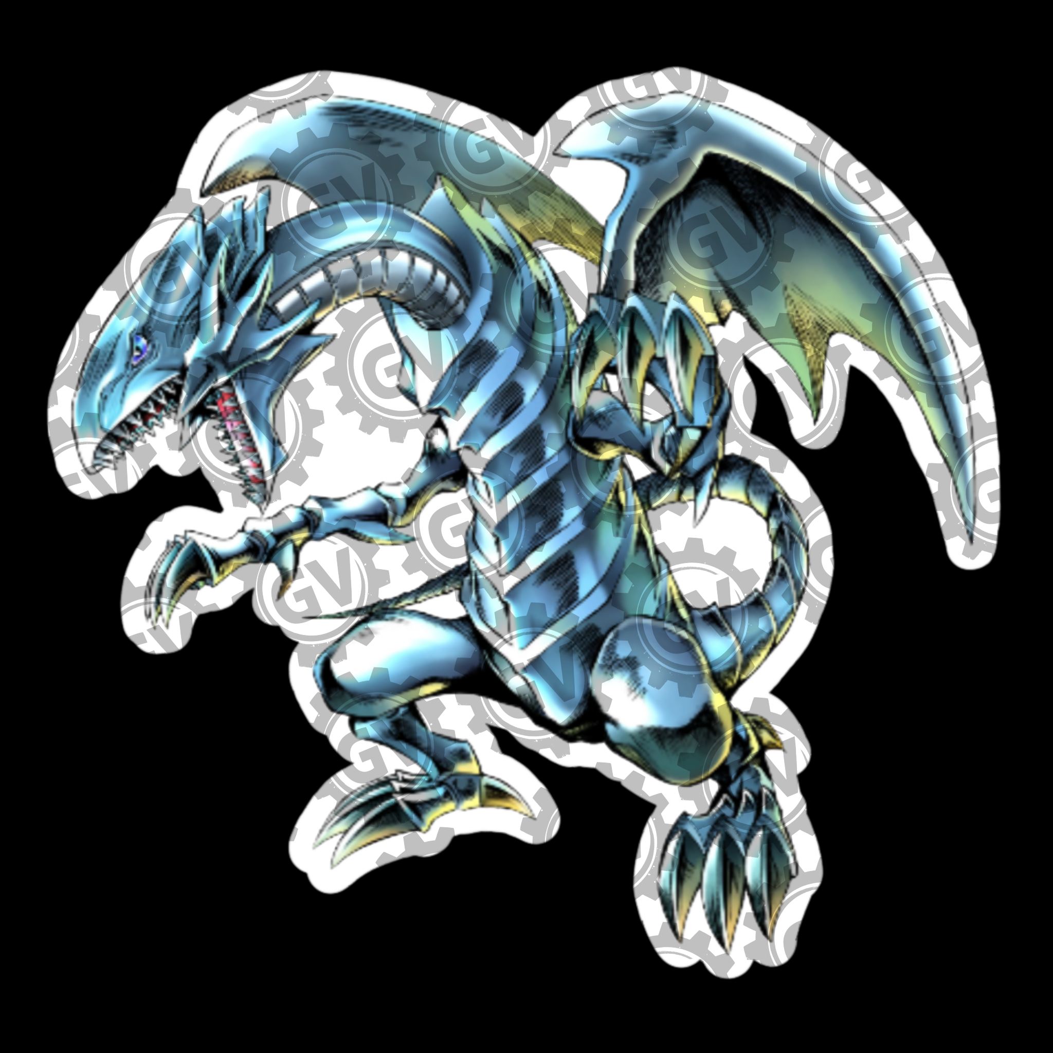 Blue Eyes White Dragon Stickers & Decals