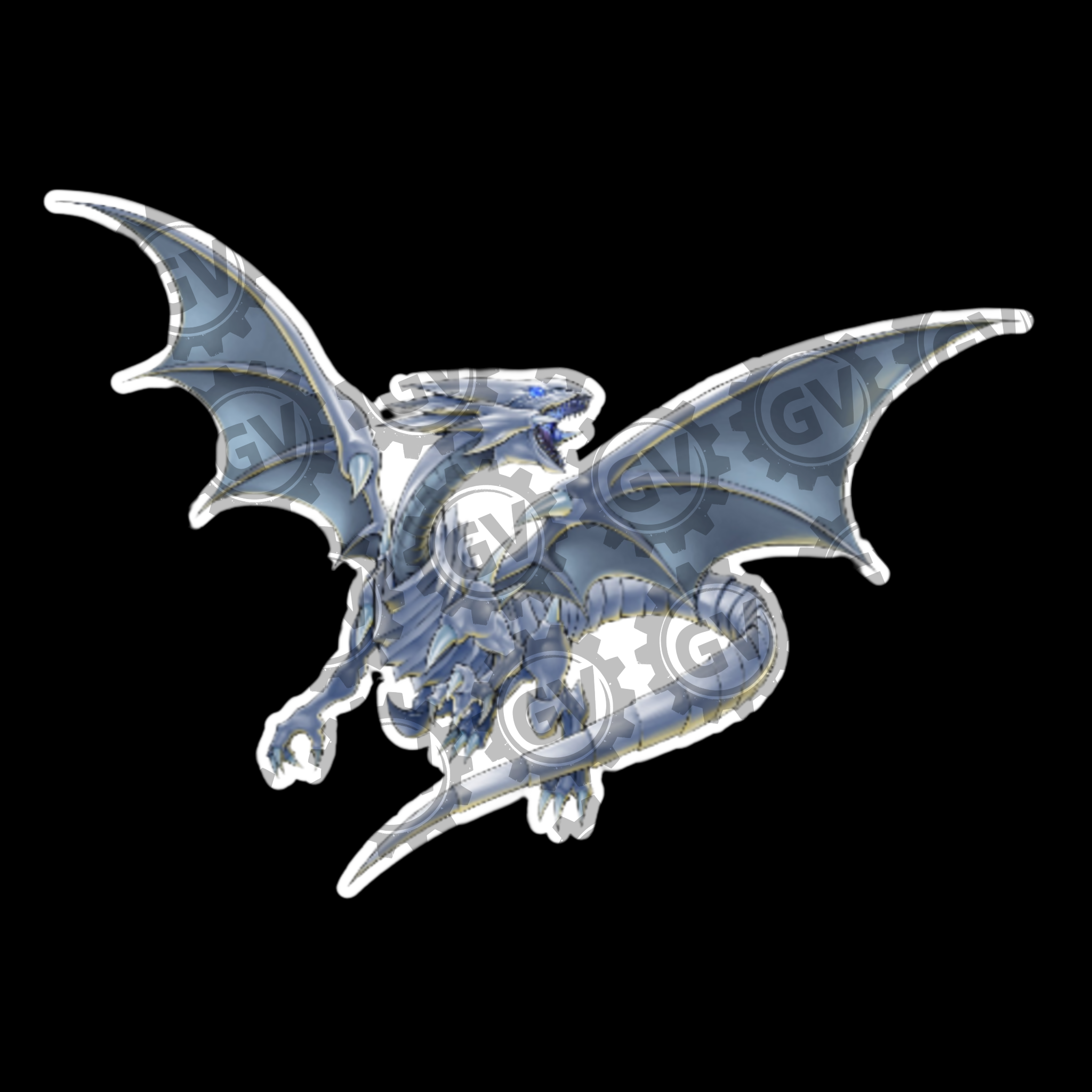 Blue Eyes White Dragon Stickers & Decals