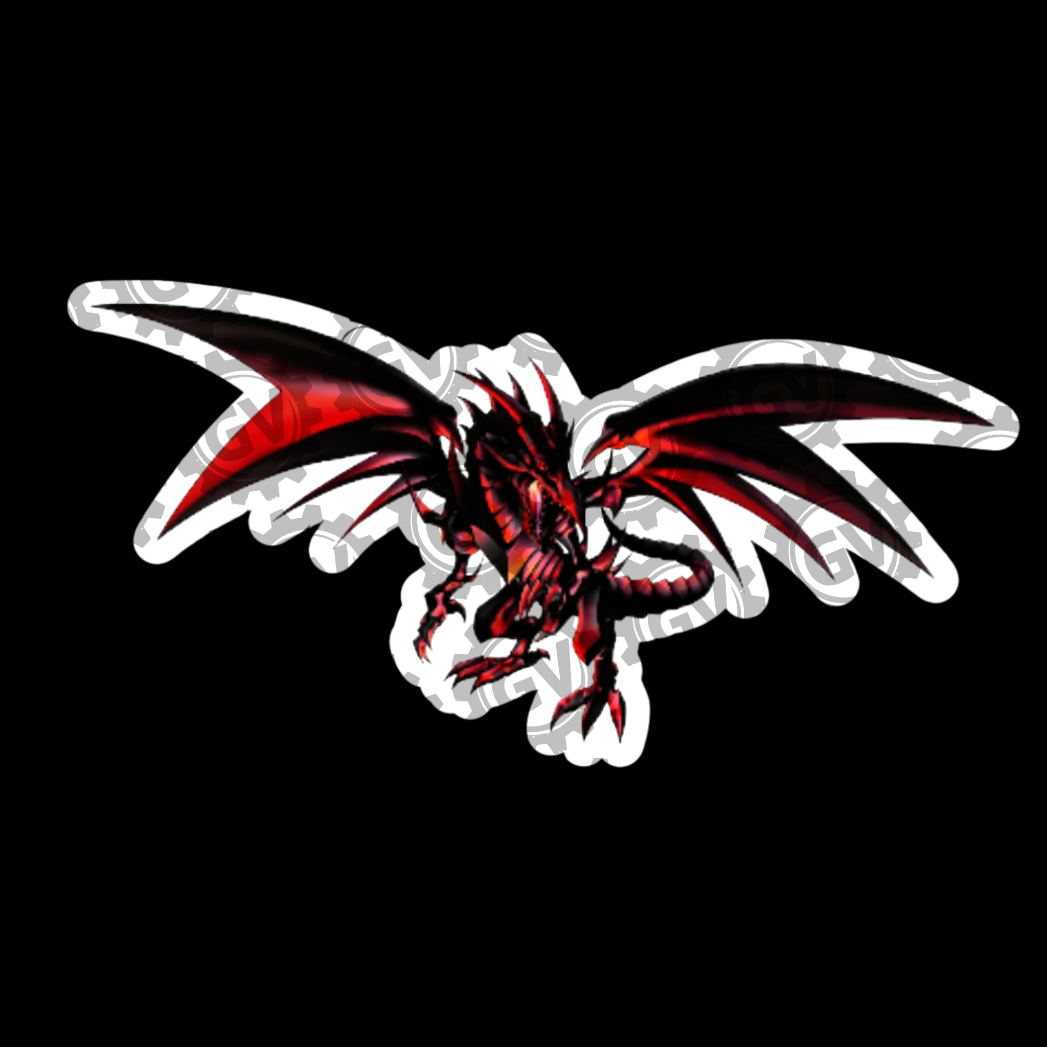 Red Eyes Black Dragon Stickers & Decals