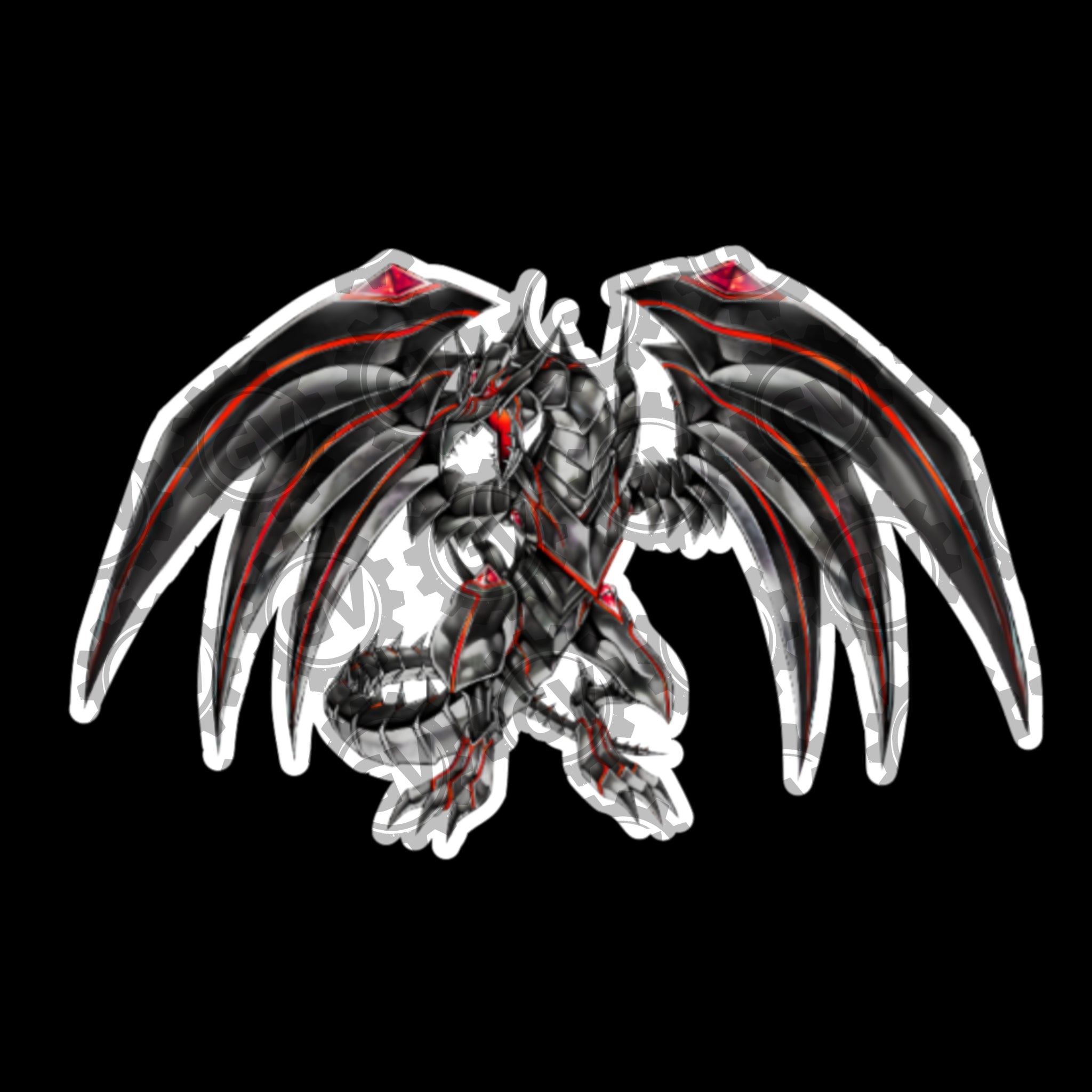 Red Eyes Black Dragon Stickers & Decals