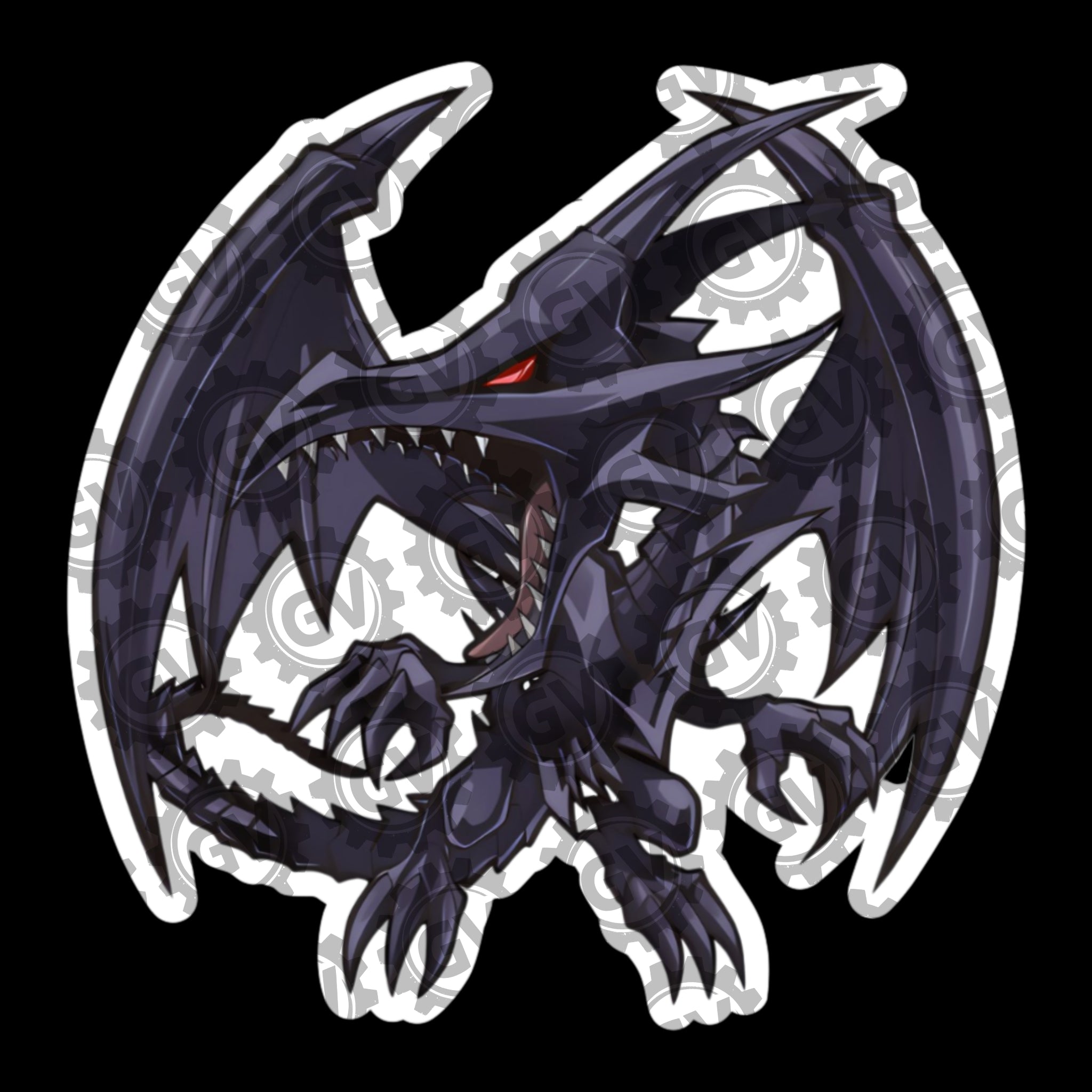 Red Eyes Black Dragon Stickers & Decals