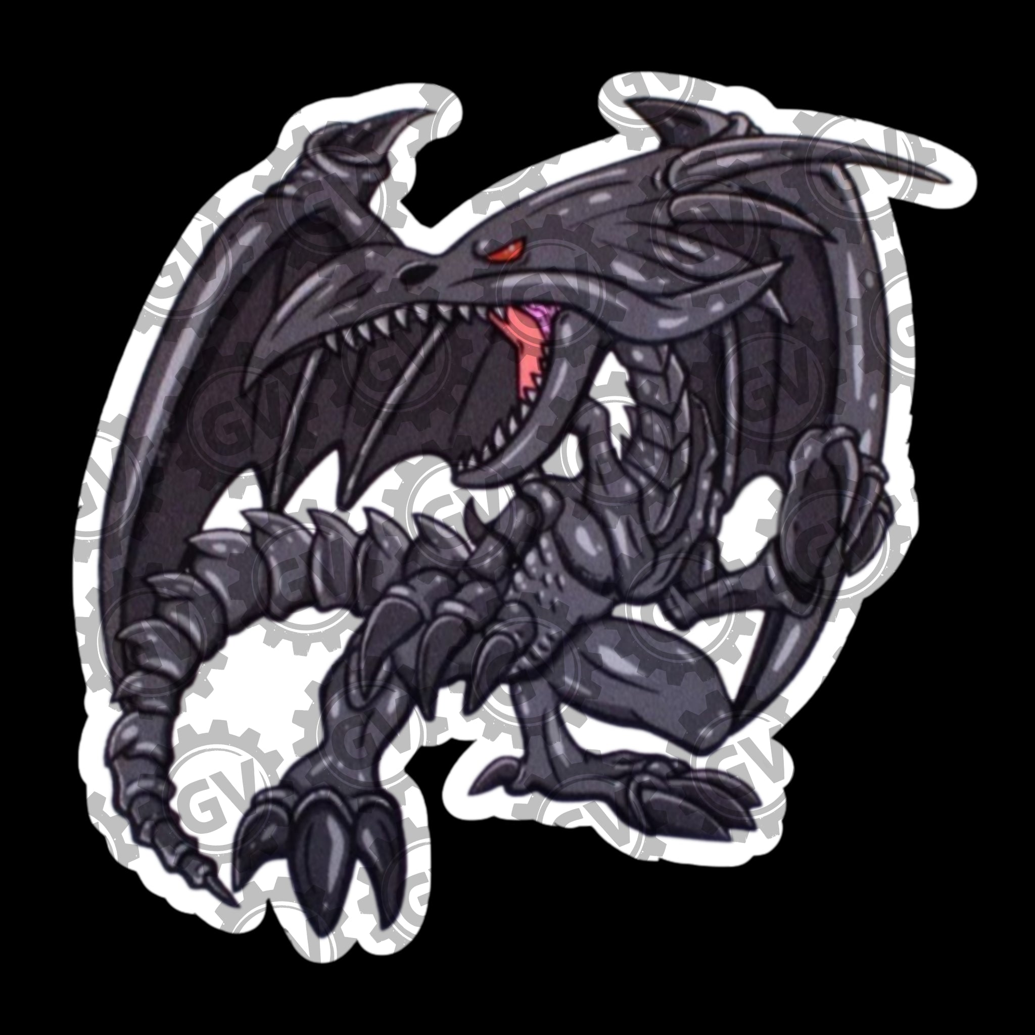 Red Eyes Black Dragon Stickers & Decals