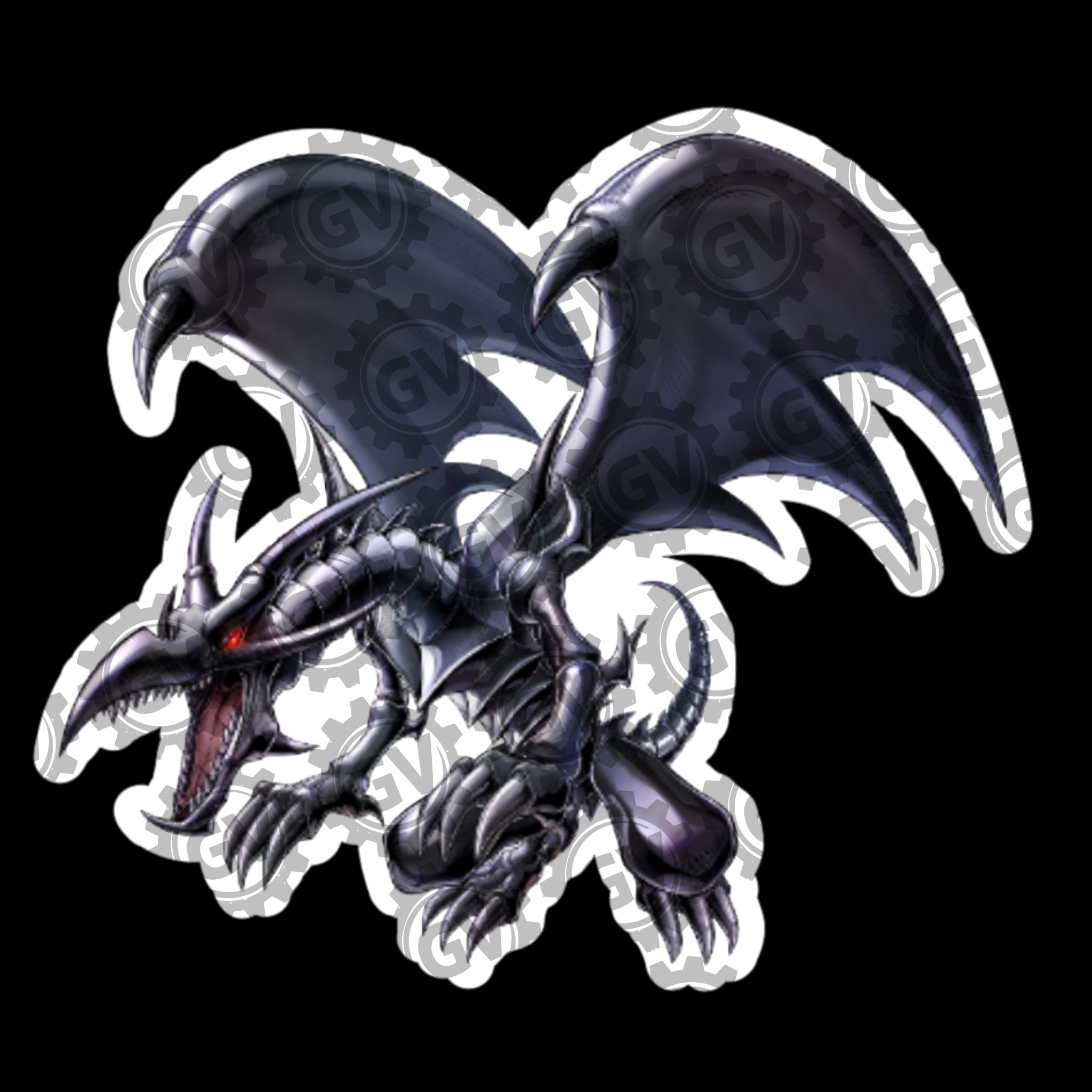 Red Eyes Black Dragon Stickers & Decals