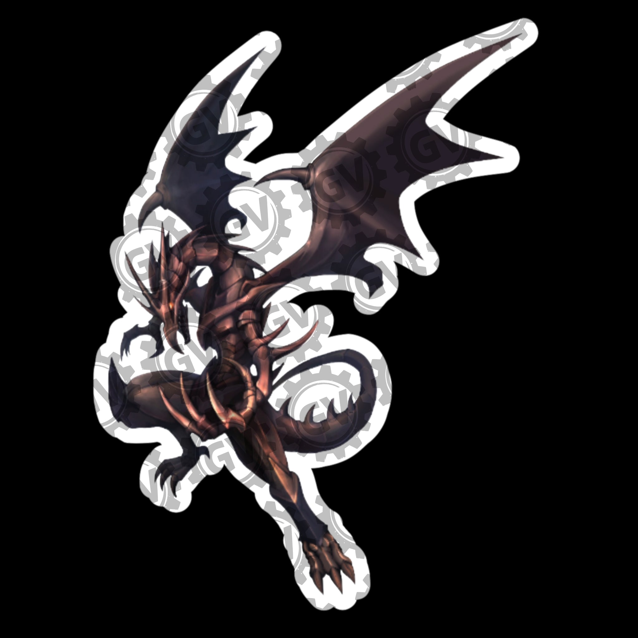 Red Eyes Black Dragon Stickers & Decals
