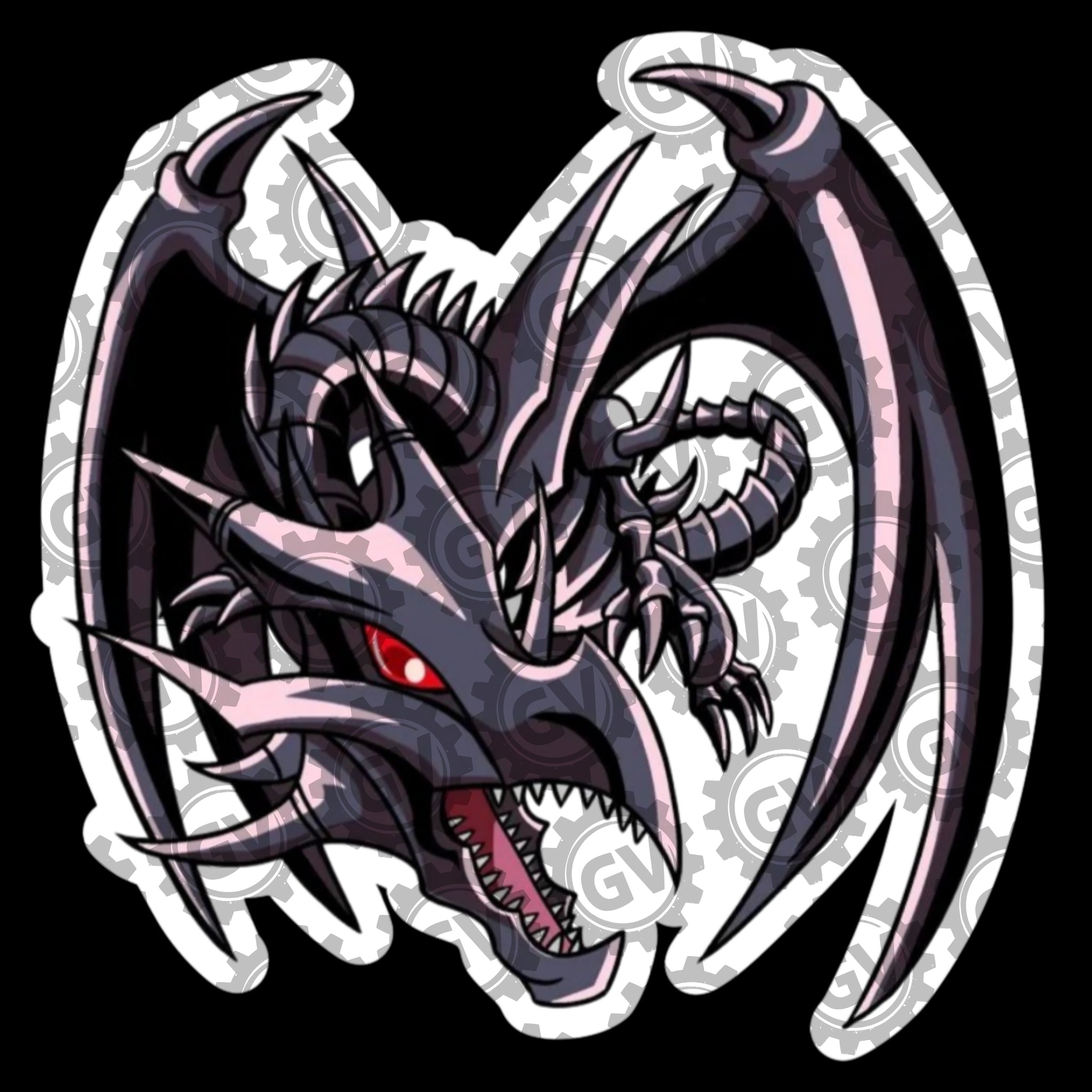 Red Eyes Black Dragon Stickers & Decals