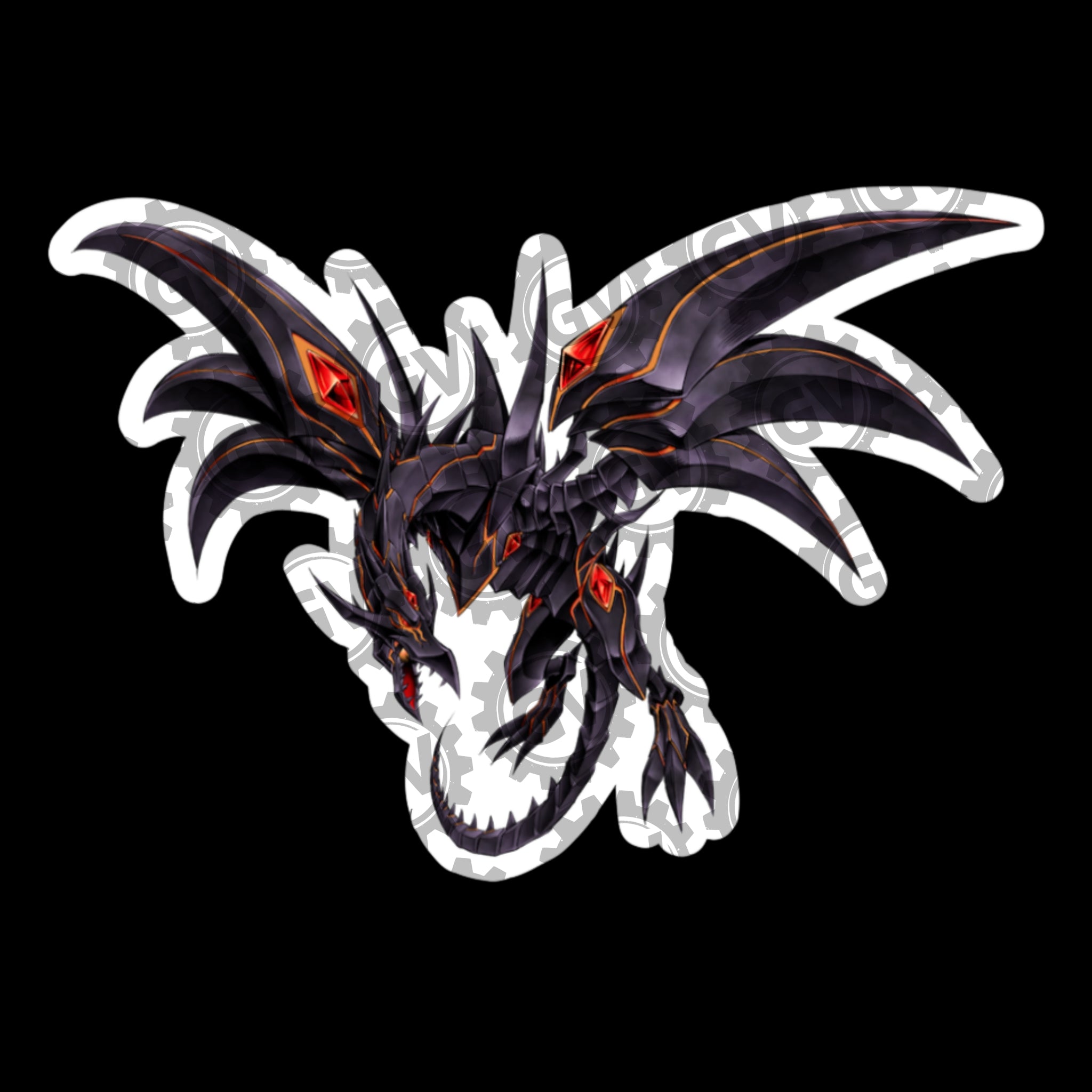Red Eyes Black Dragon Stickers & Decals