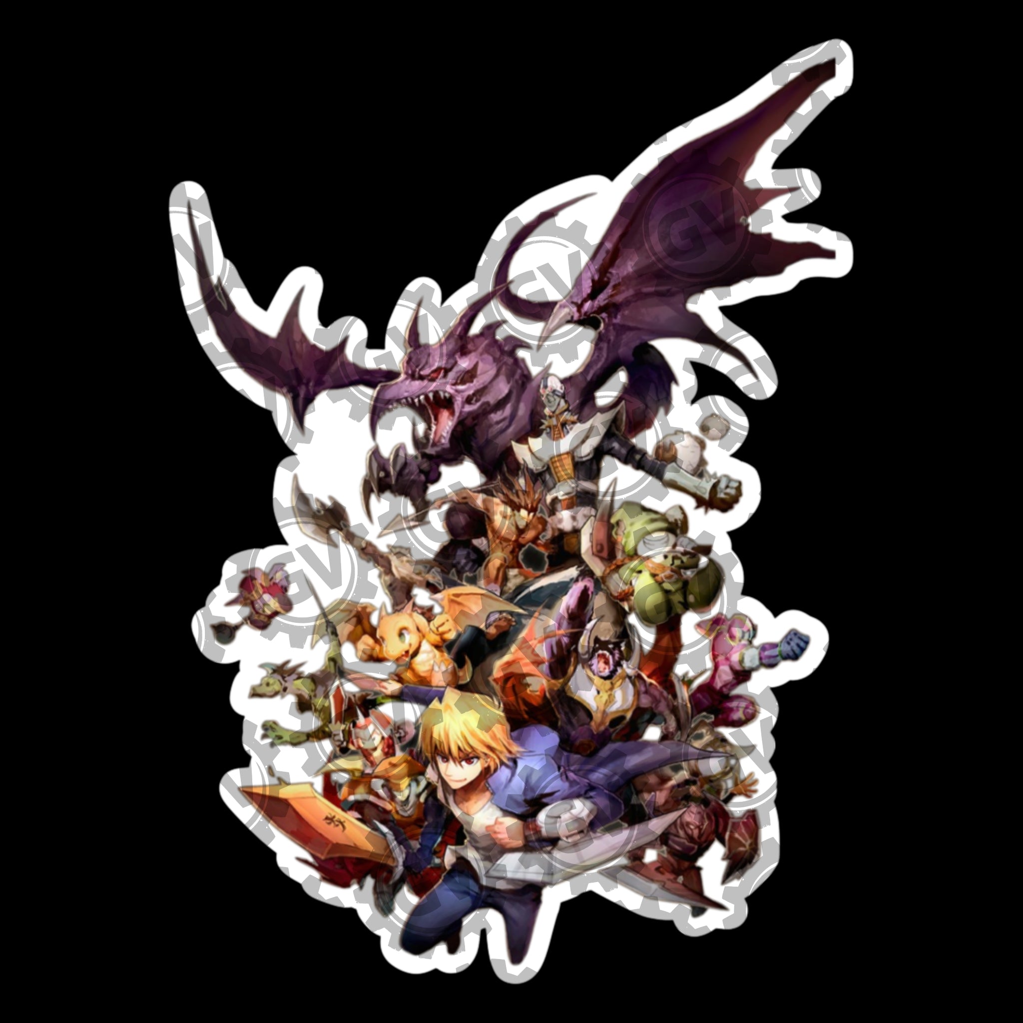 Red Eyes Black Dragon Stickers & Decals