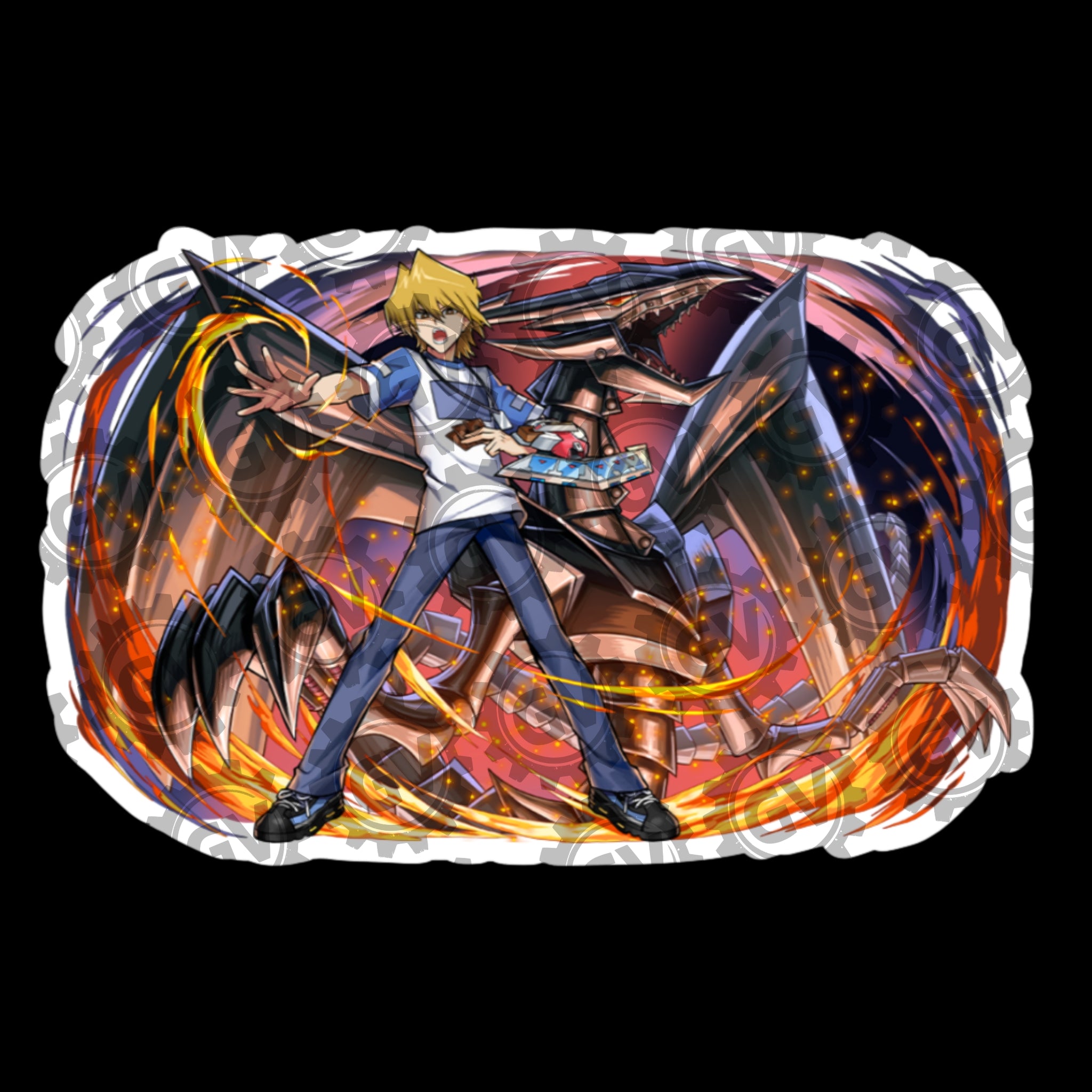 Red Eyes Black Dragon Stickers & Decals