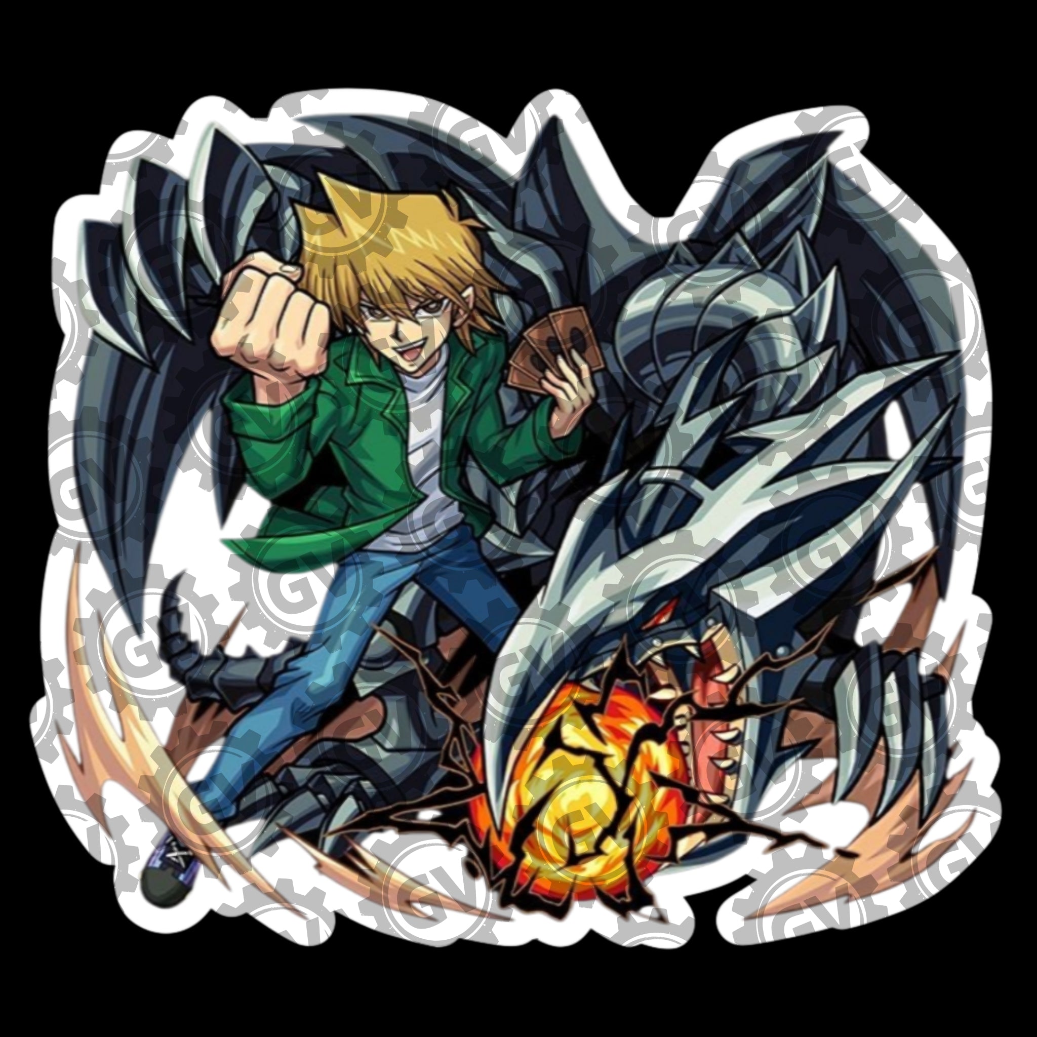 Red Eyes Black Dragon Stickers & Decals